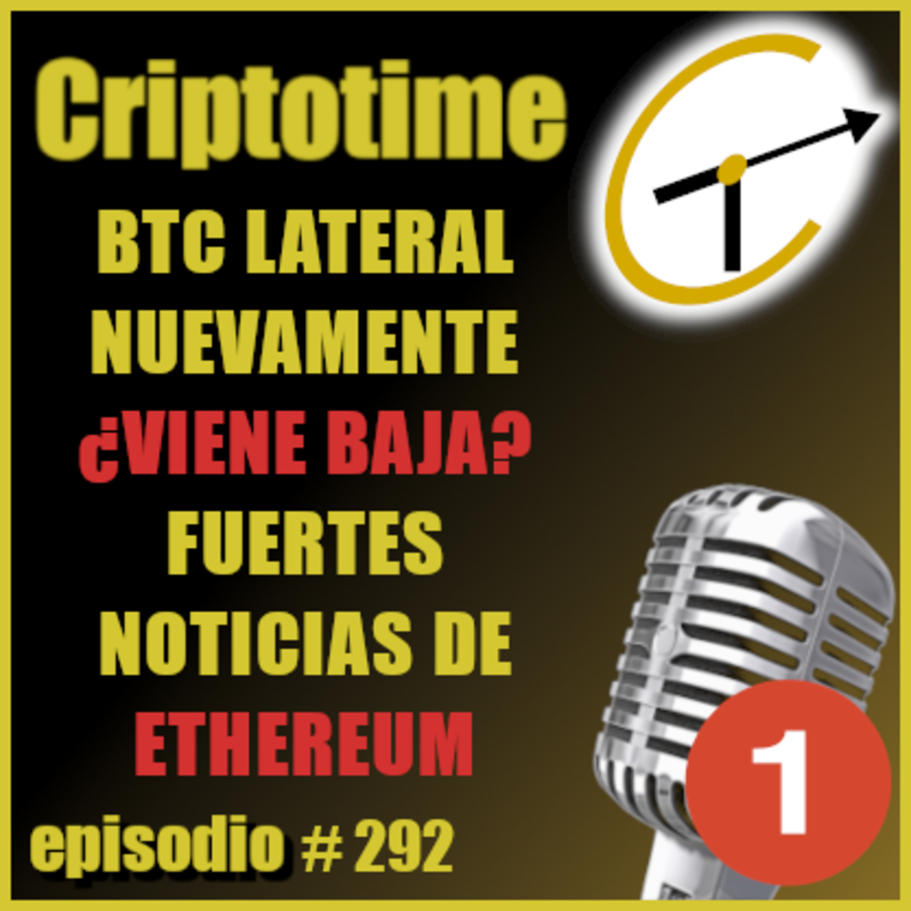 [Parte 1] BTC LATERAL NUEVAMENTE ¿VIENE BAJA? | FUERTES NOTICIAS DE ETH. episode artwork