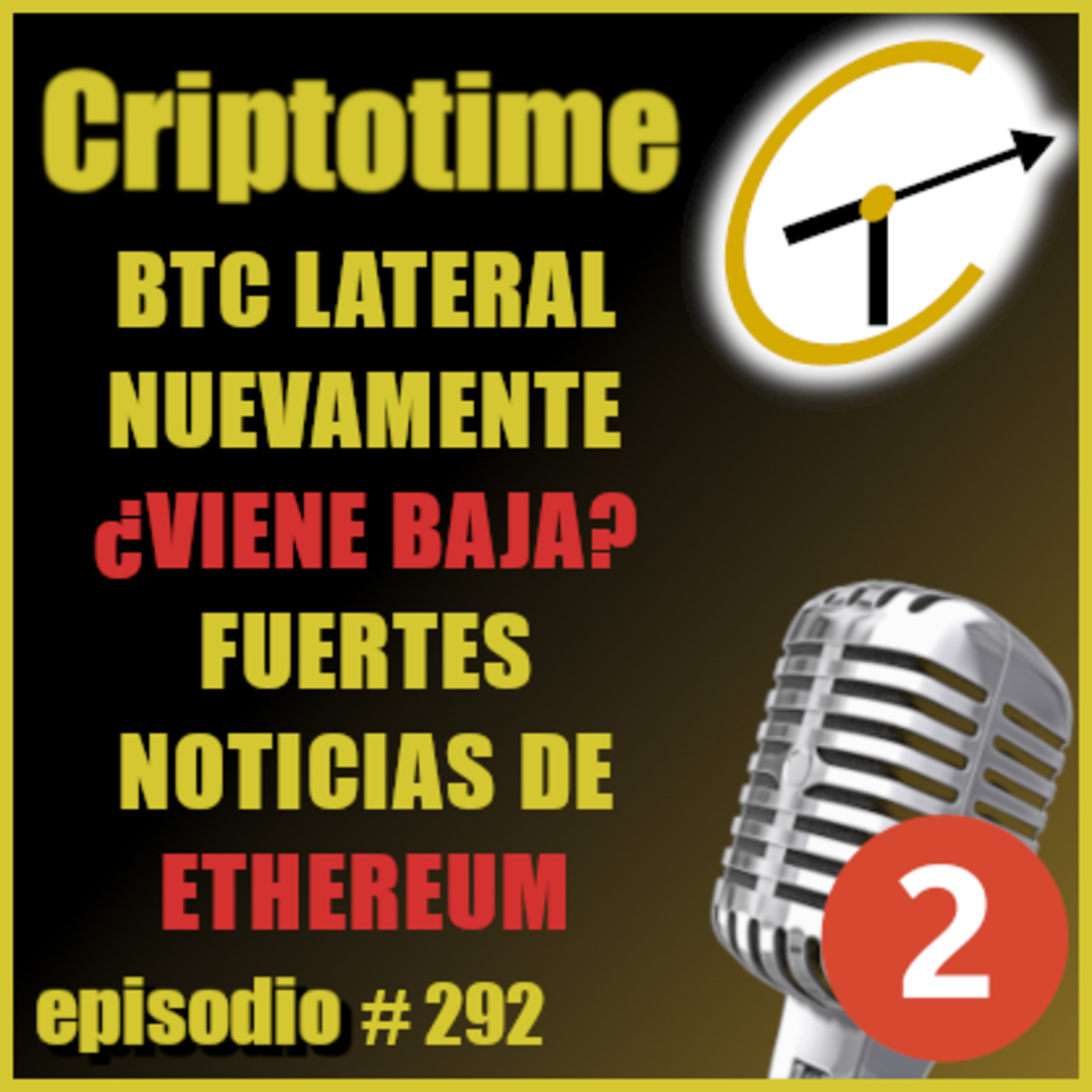 [Parte 2] BTC LATERAL NUEVAMENTE ¿VIENE BAJA? | FUERTES NOTICIAS DE ETH.  episode artwork