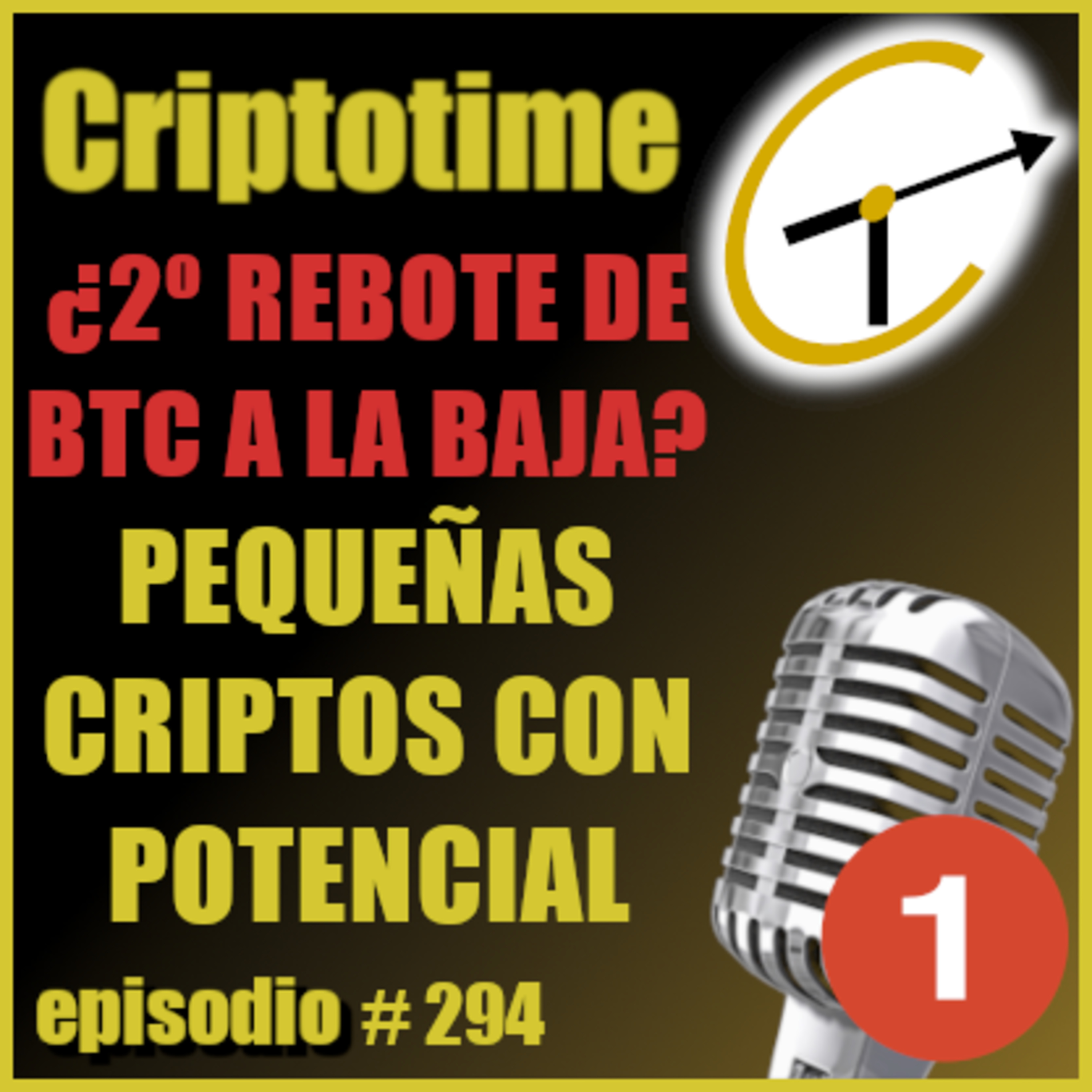 [Parte 1] ¿2º REBOTE DE BTC A LA BAJA? | PEQUEÑAS CRIPTOS CON POTENCIAL | Patricio Ibarra. episode artwork