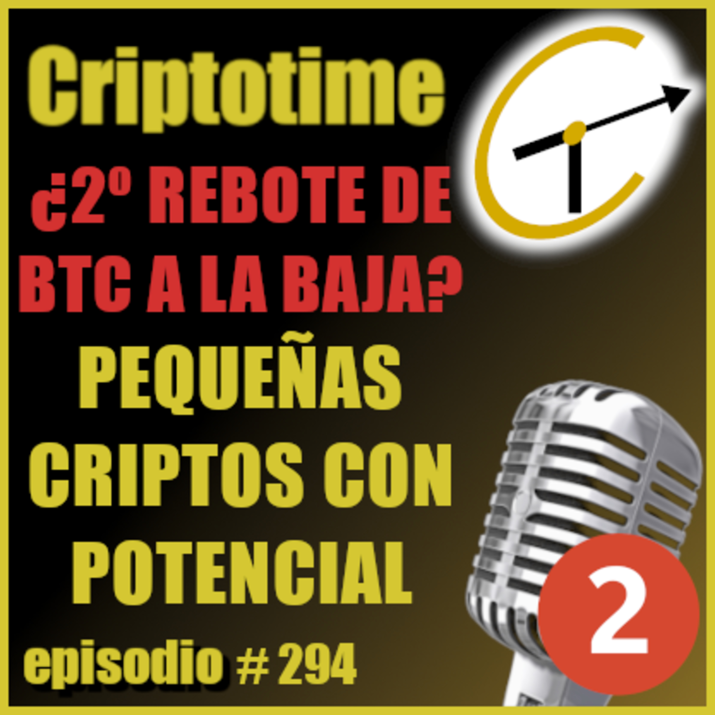 [Parte 2] ¿2º REBOTE DE BTC A LA BAJA? | PEQUEÑAS CRIPTOS CON POTENCIAL | Patricio Ibarra. episode artwork