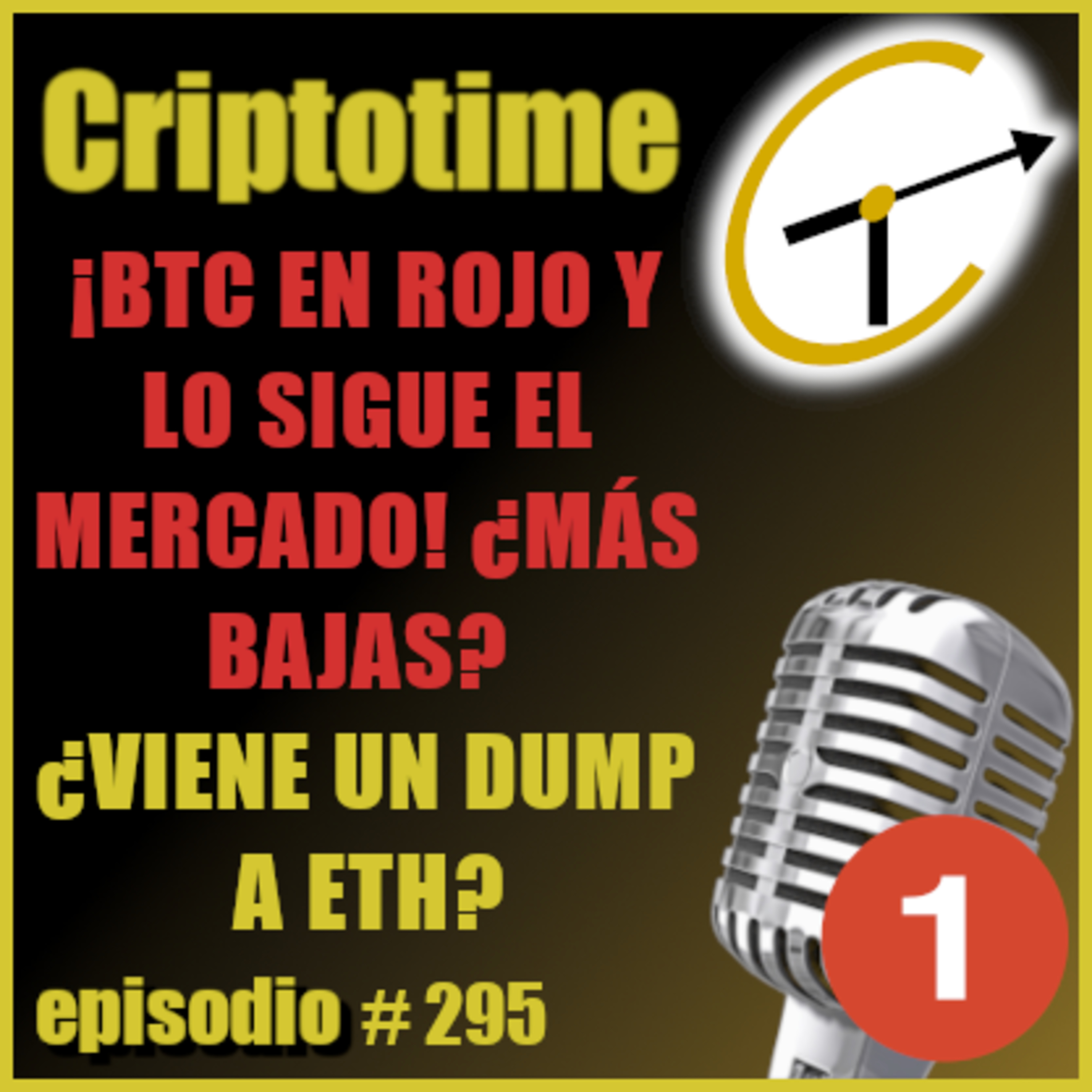 [Parte 1] ¡BTC EN ROJO Y LO SIGUE EL MERCADO! ¿MÁS BAJAS?  episode artwork
