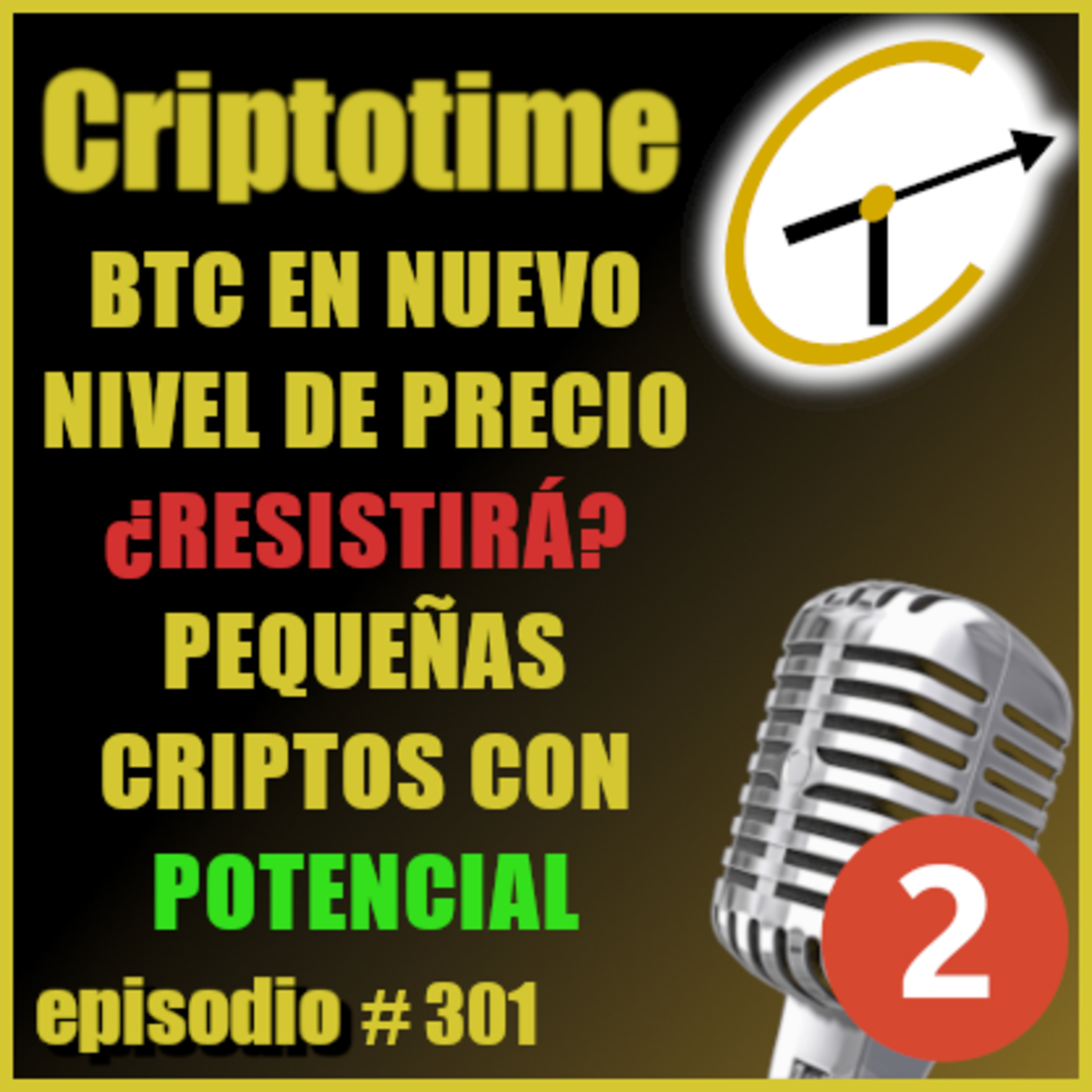 [Parte 2] BTC EN NUEVO NIVEL DE PRECIO ¿RESISTIRÁ? | PEQUEÑAS CRIPTOS CON POTENCIAL | Patricio Ibarra.  episode artwork