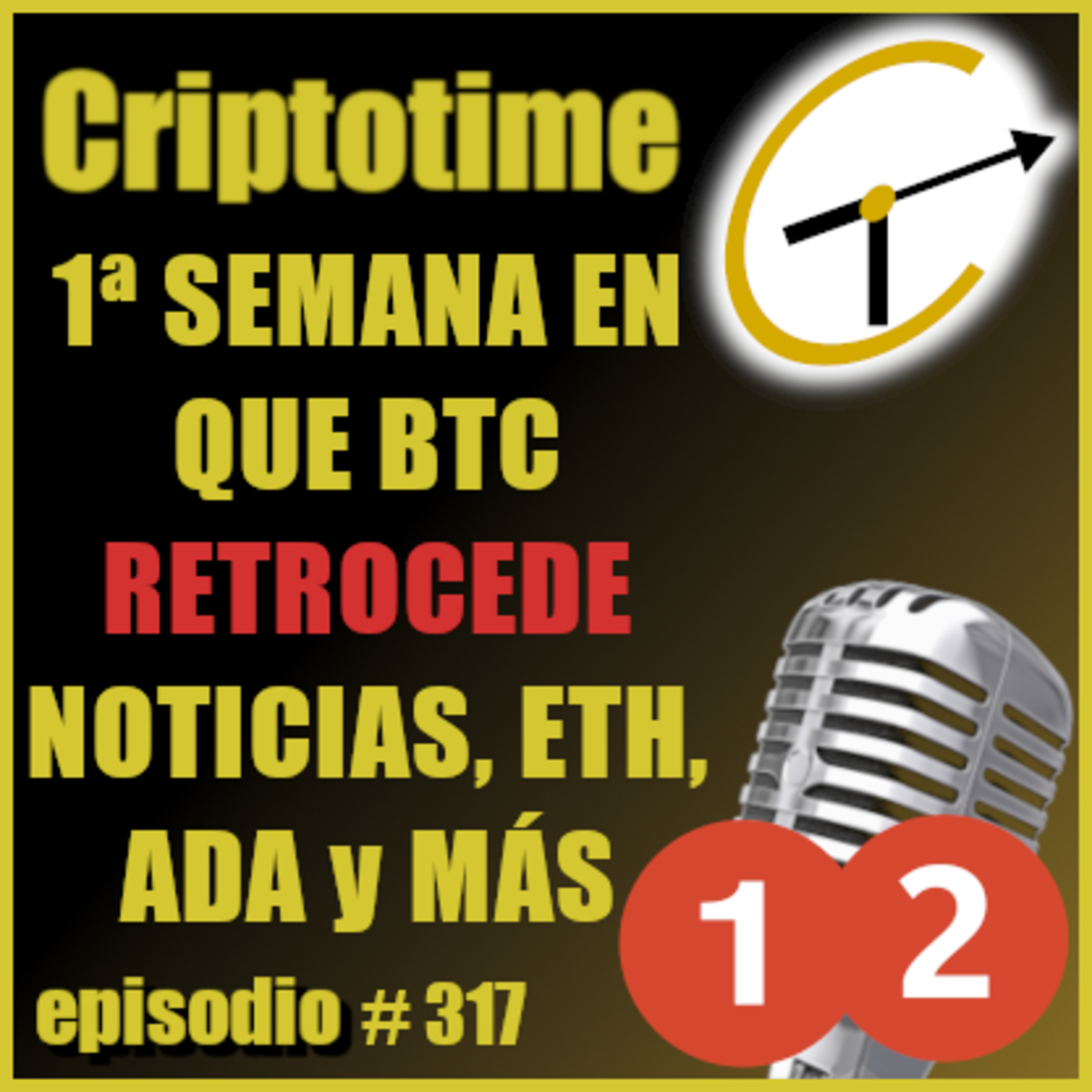 [Parte 1 & 2] 1ª SEMANA EN QUE BTC RETROCEDE | NOTICIAS, ETH, ADA y MÁS | Luis A. Gonzalez. episode artwork