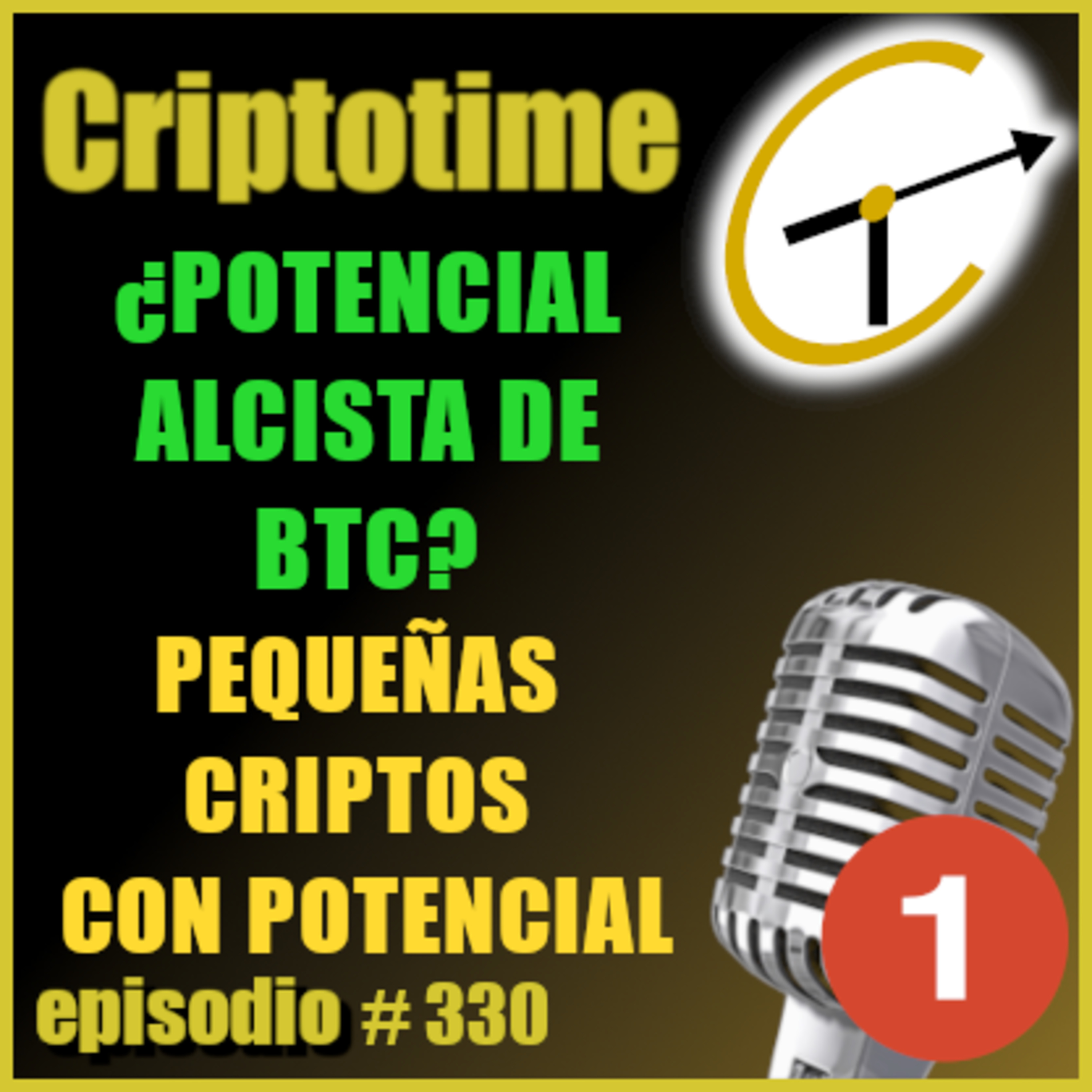 [Parte 1] ¿POTENCIAL ALCISTA DE BTC? | PEQUEÑAS CRIPTOS CON POTENCIAL | Patricio Ibarra. episode artwork