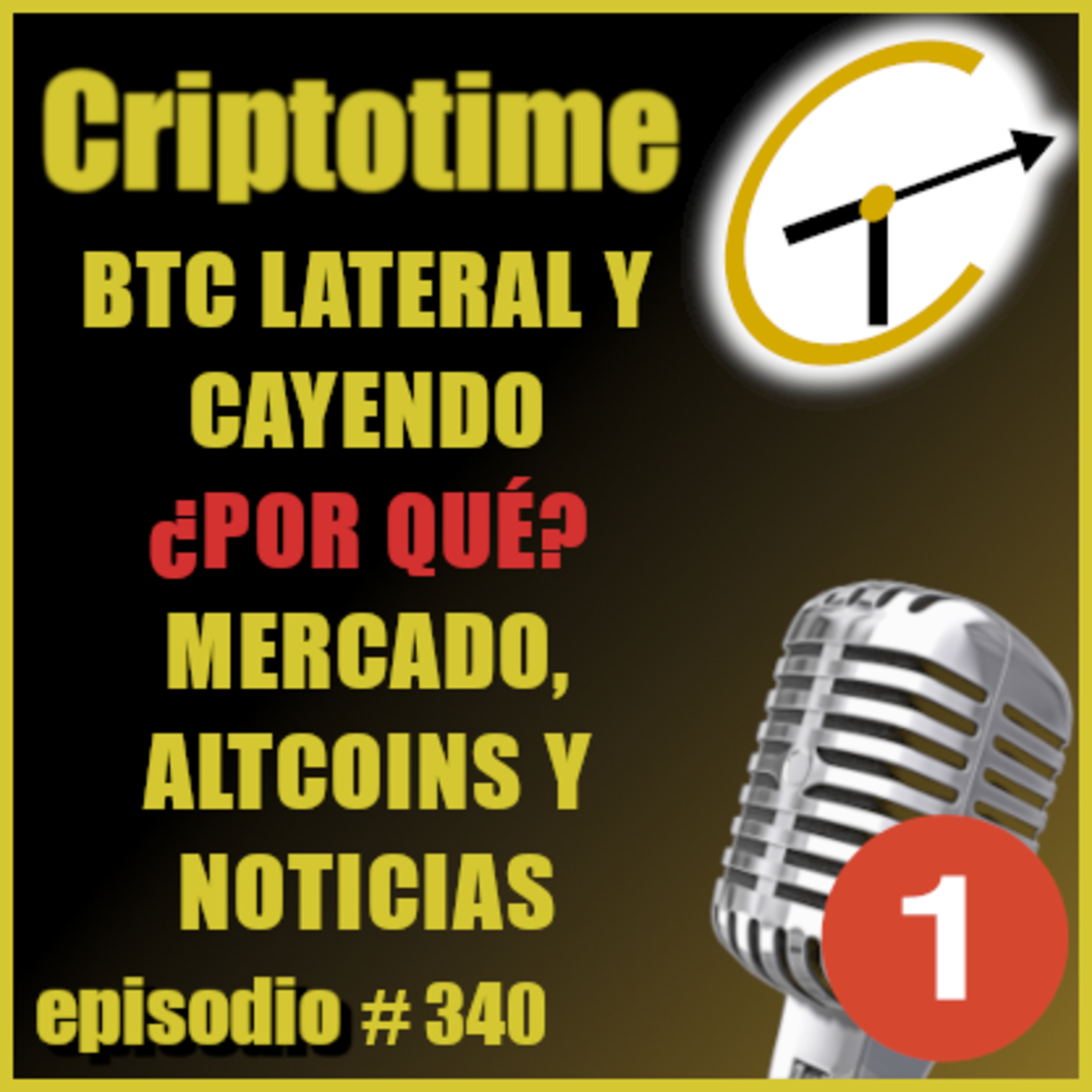 [Parte 1] BTC LATERAL Y CAYENDO ¿POR QUÉ? | MERCADO, ALTCOINS Y NOTICIAS | Luis A. Gonzalez.  episode artwork