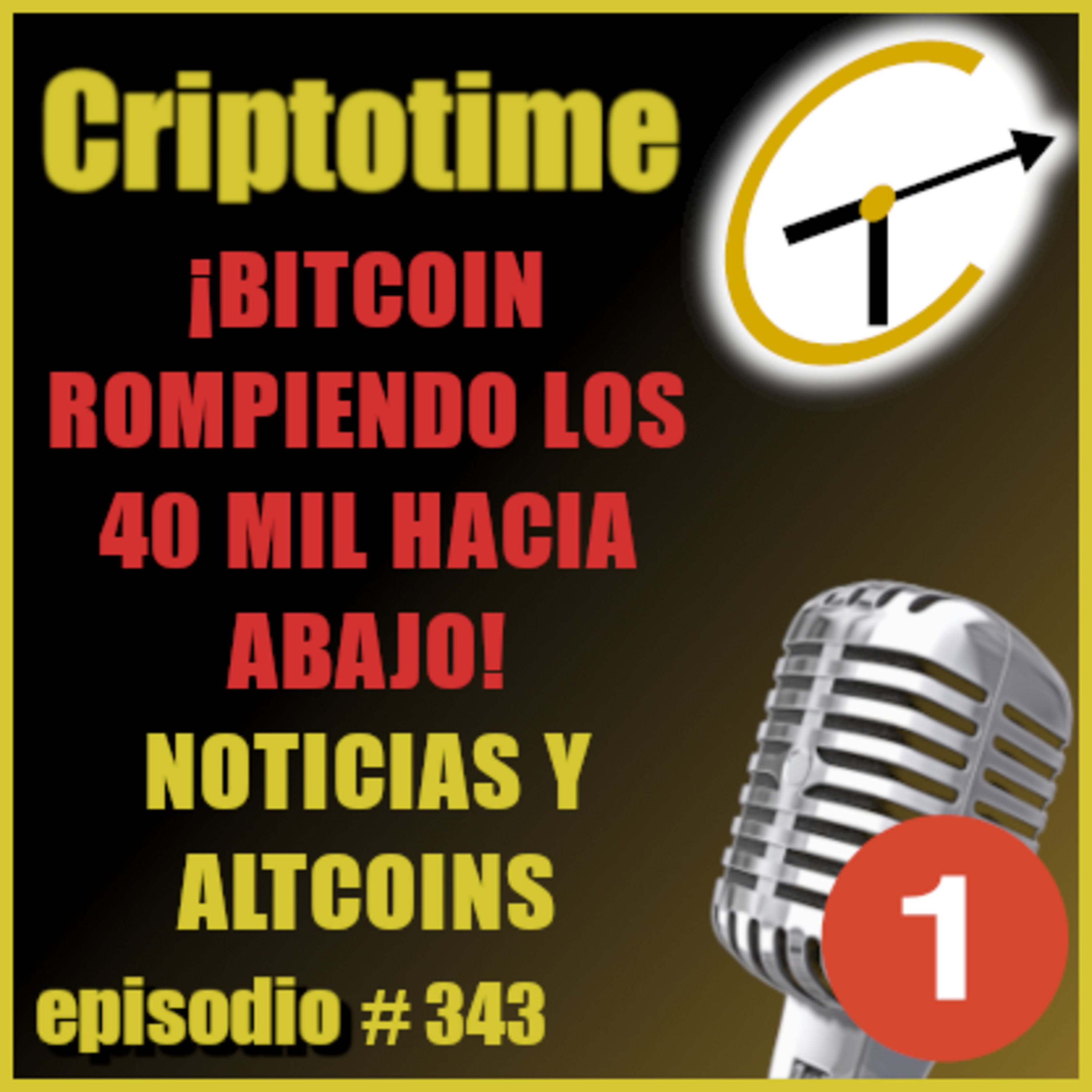 [Parte 1] ¡BTC ROMPIENDO LOS 40 MIL HACIA ABAJO! | NOTICIAS Y ALTCOINS | Luis A. Gonzalez.  episode artwork