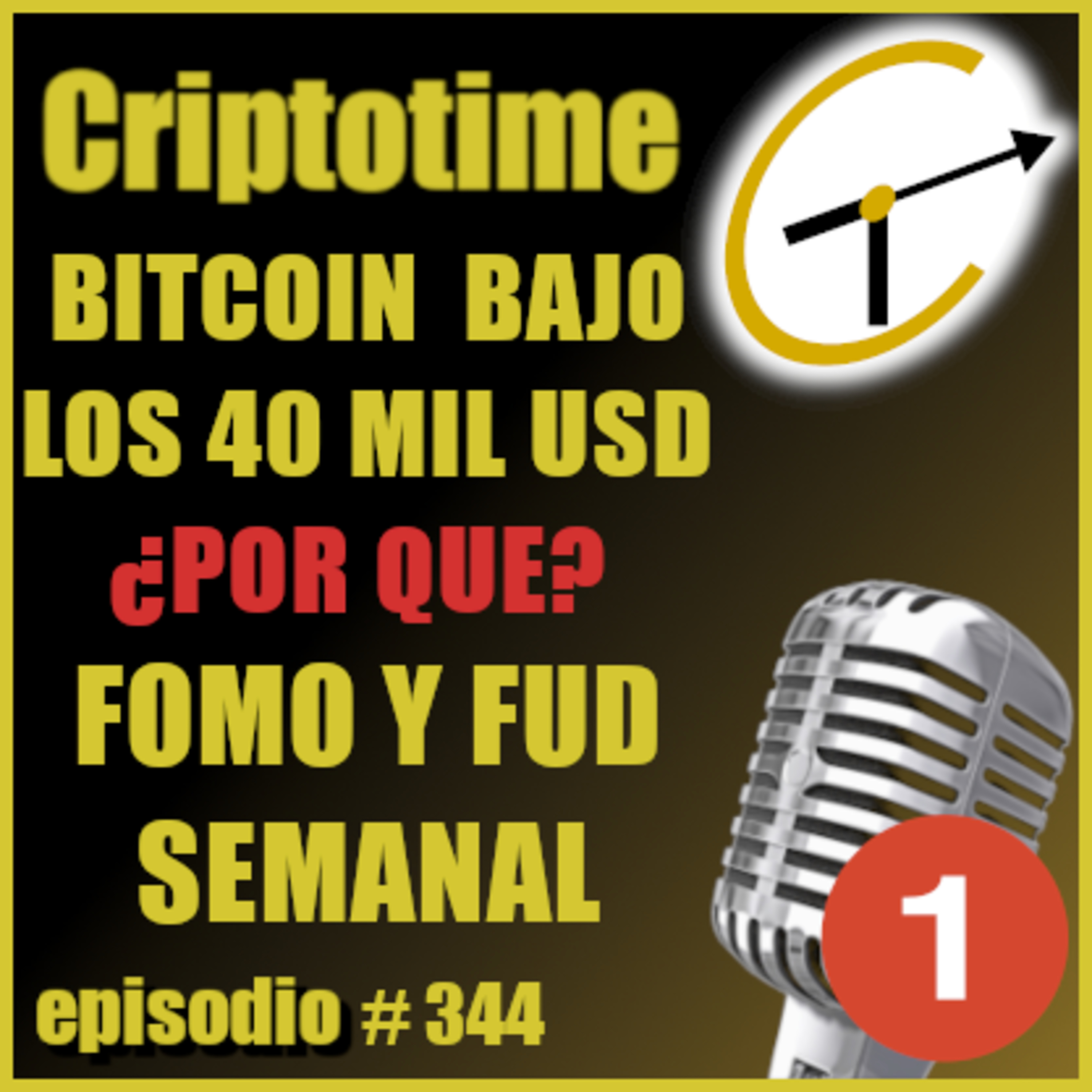 [Parte 1] BTC OFICIALMENTE BAJO LOS 40 MIL USD | FOMO Y FUD SEMANAL | Jorge Gatica.  episode artwork