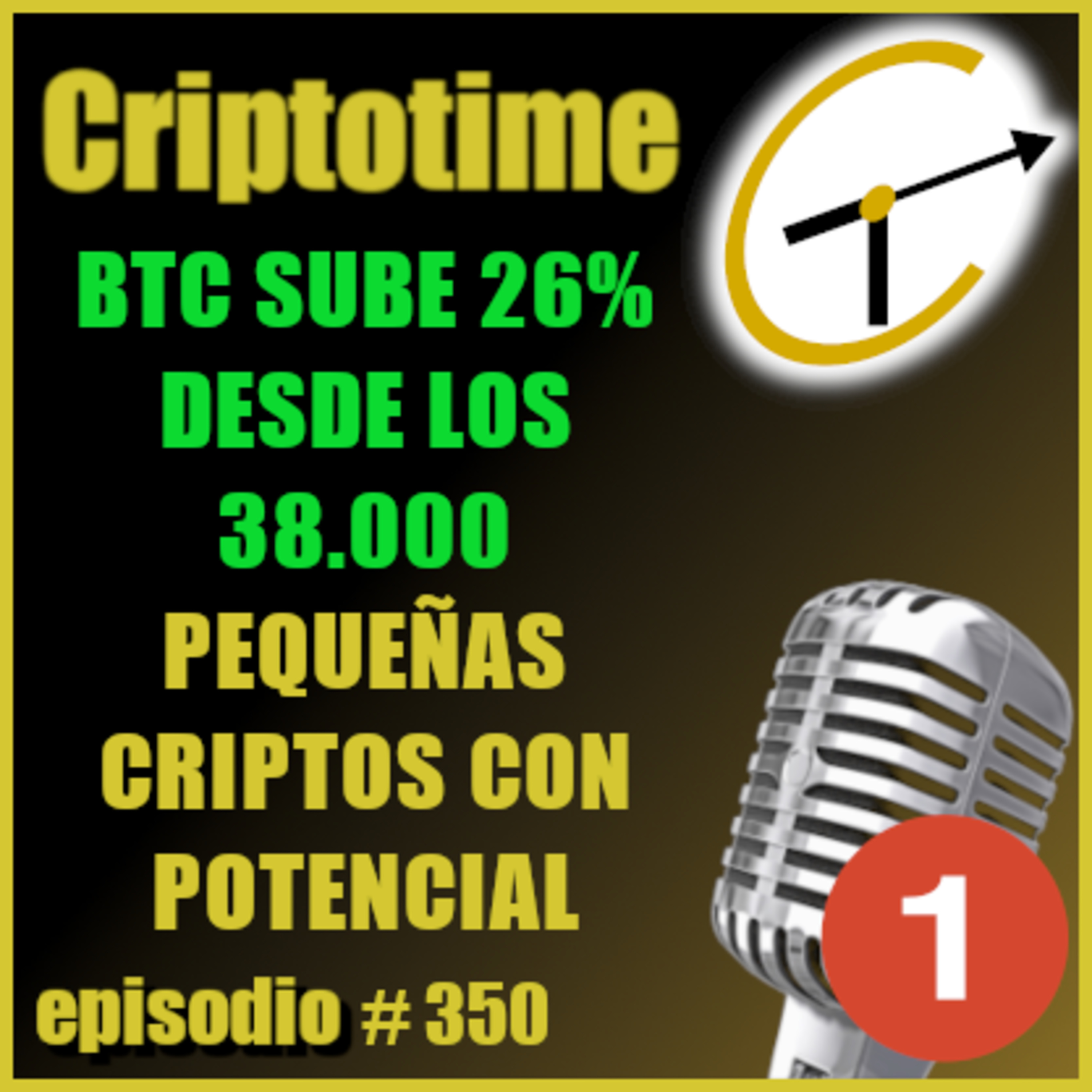 [Parte 1] BTC SUBE 26% DESDE LOS 38 MIL USD | PEQUEÑAS CRIPTOS CON POTENCIAL | Patricio Ibarra. episode artwork