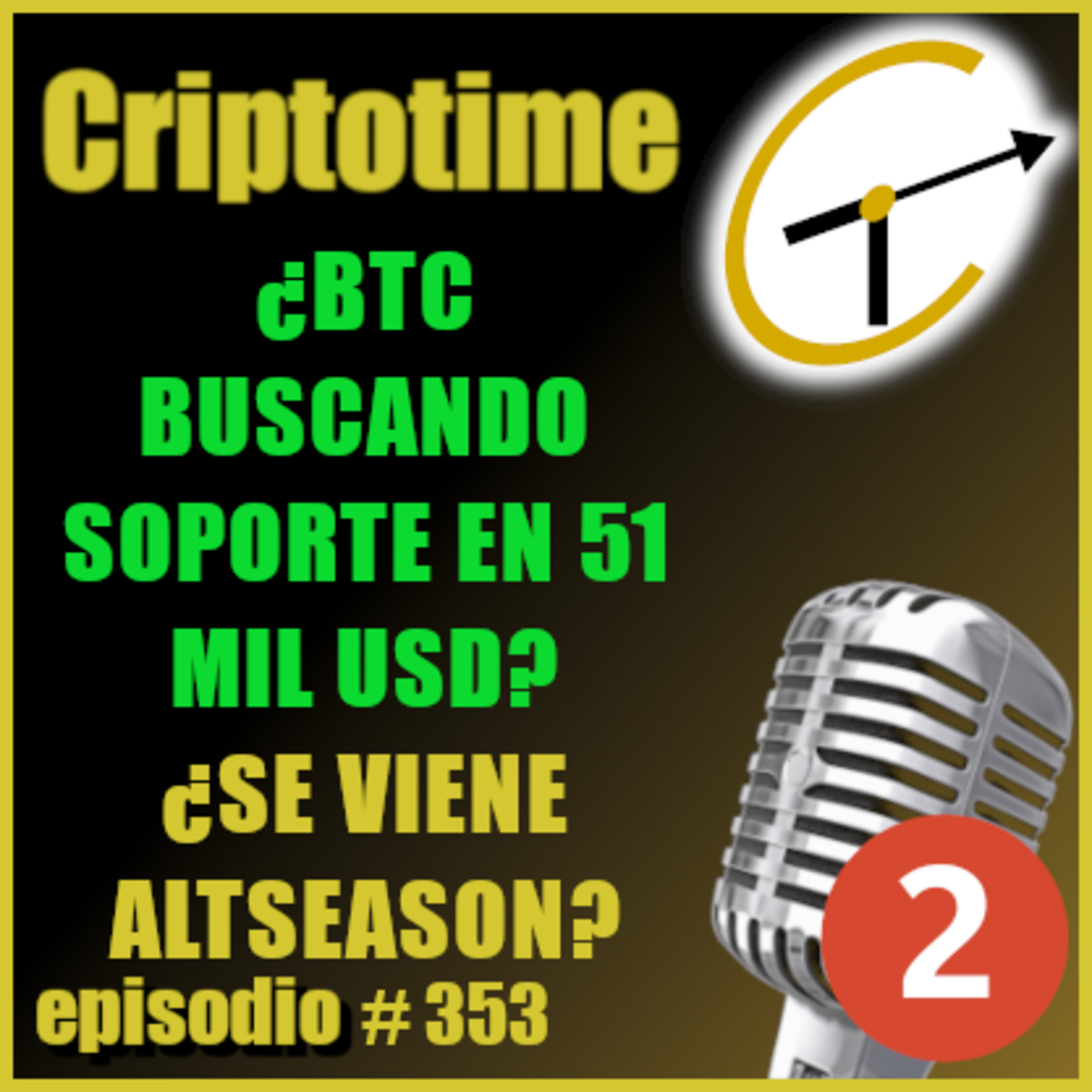 [Parte 2] ¿BTC BUSCANDO SOPORTE EN 51 MIL USD? | ¿SE VIENE ALTSEASON? | Luis A. Gonzalez.  episode artwork