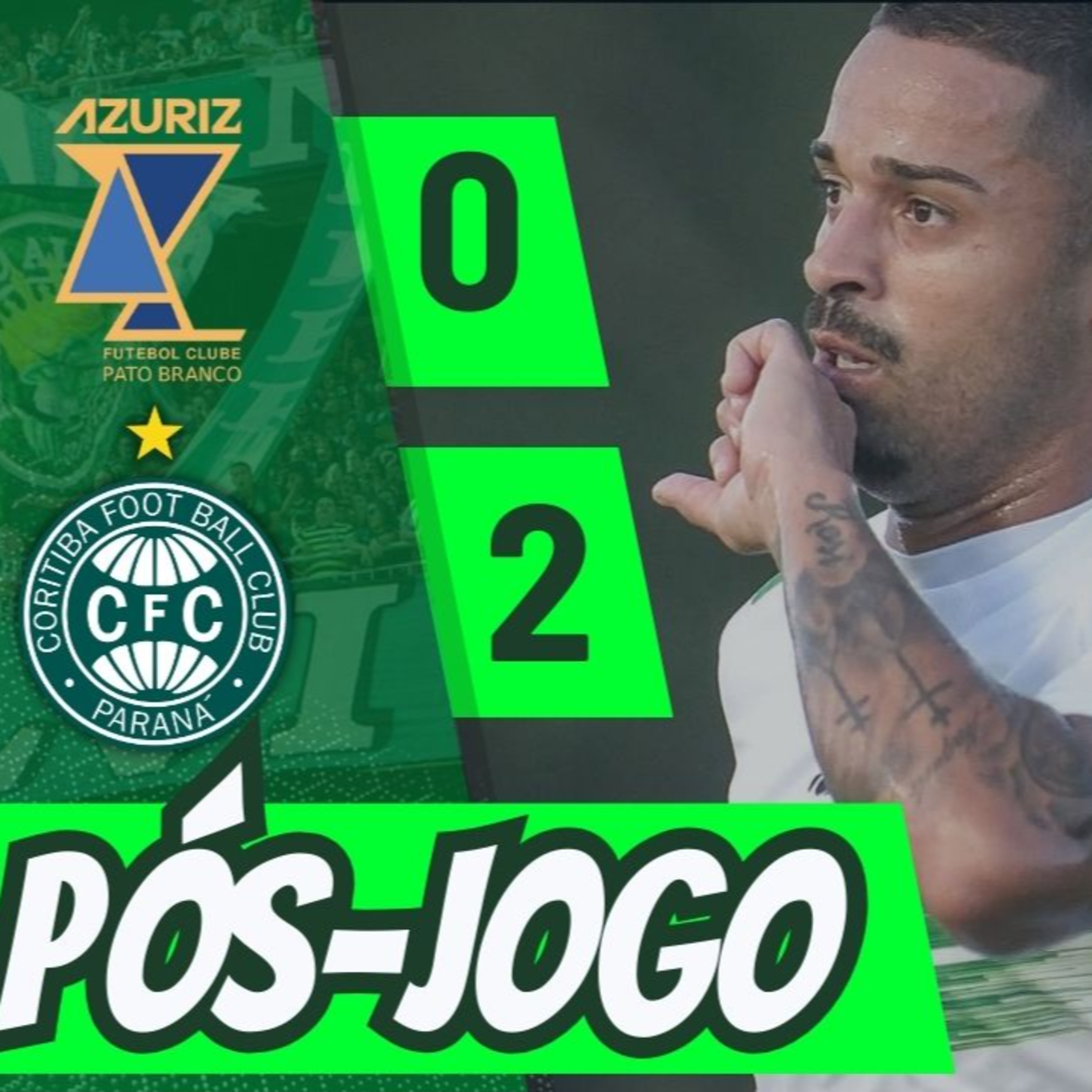 AZURIZ 0 x 2 CORITIBA | VITÓRIA COM BOA ATUAÇÃO | PÓS-JOGO #09 episode artwork