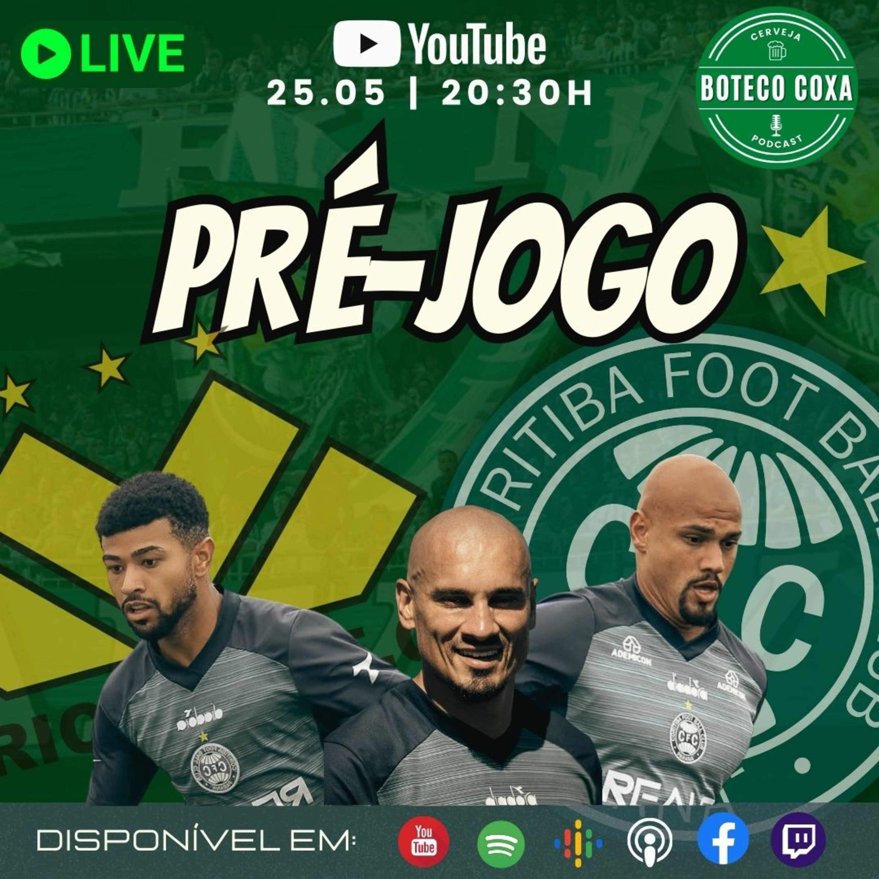 RESENHA PRÉ-JOGO: CRICIÚMA x CORITIBA | AQUINO E RONIER ESTÃO FORA DOS RELACIONADOS episode artwork