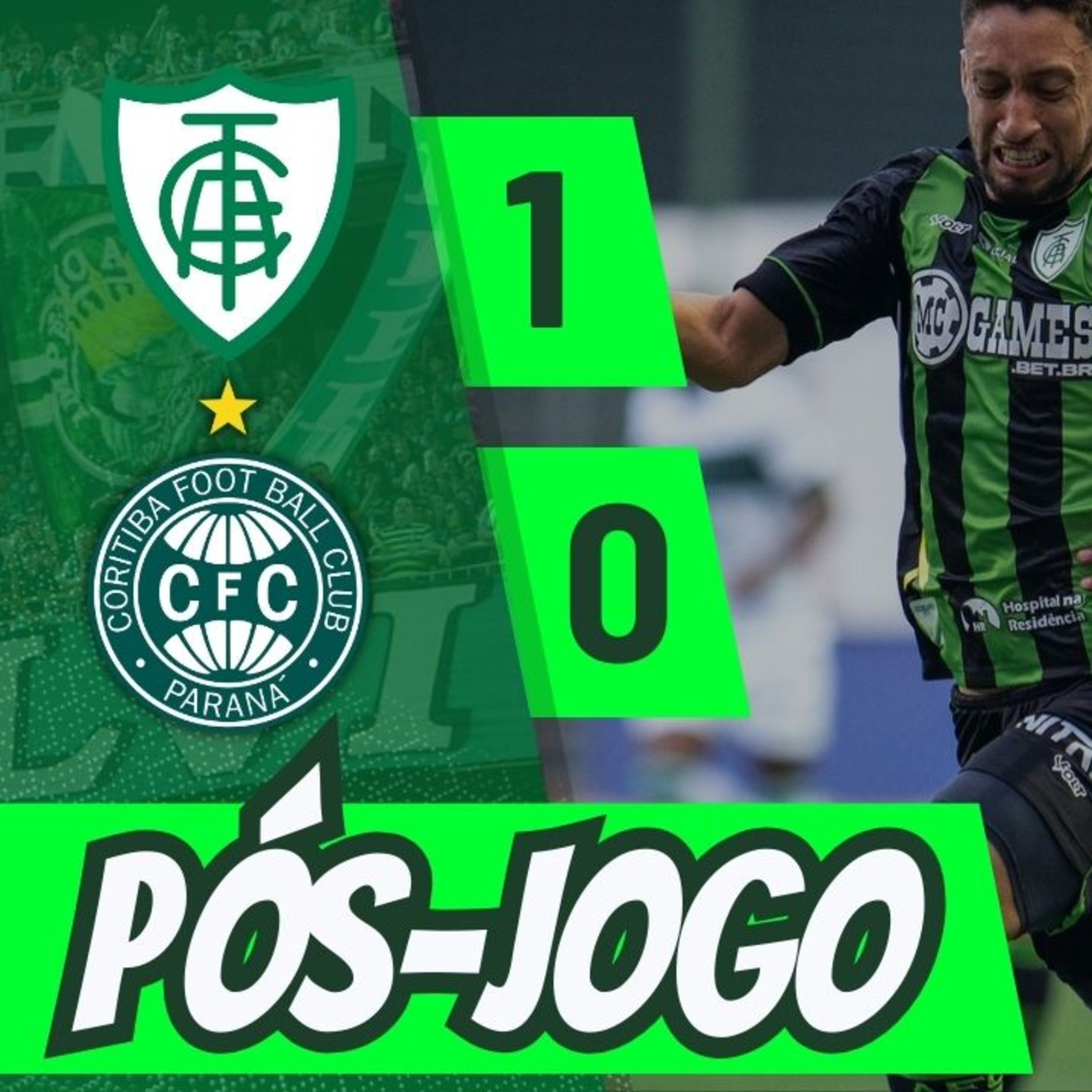 AMÉRICA 1 x 0 CORITIBA | COXA FALHA NAS FINALIZÇÕES E É DERROTADO EM BH | PÓS-JOGO #41 episode artwork