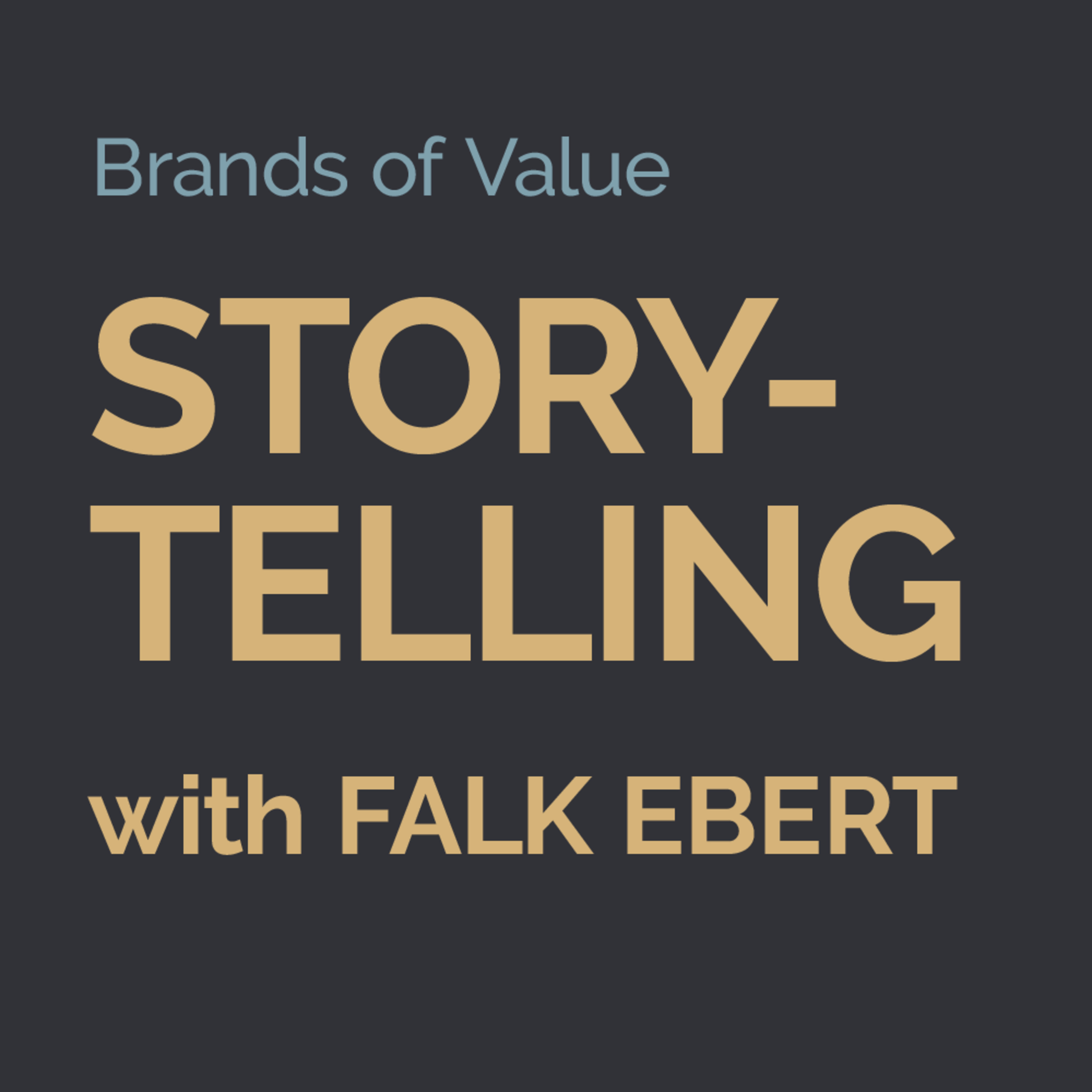Storytelling: Real Life vs Fictional - feat. Falk Ebert | 001 episode artwork