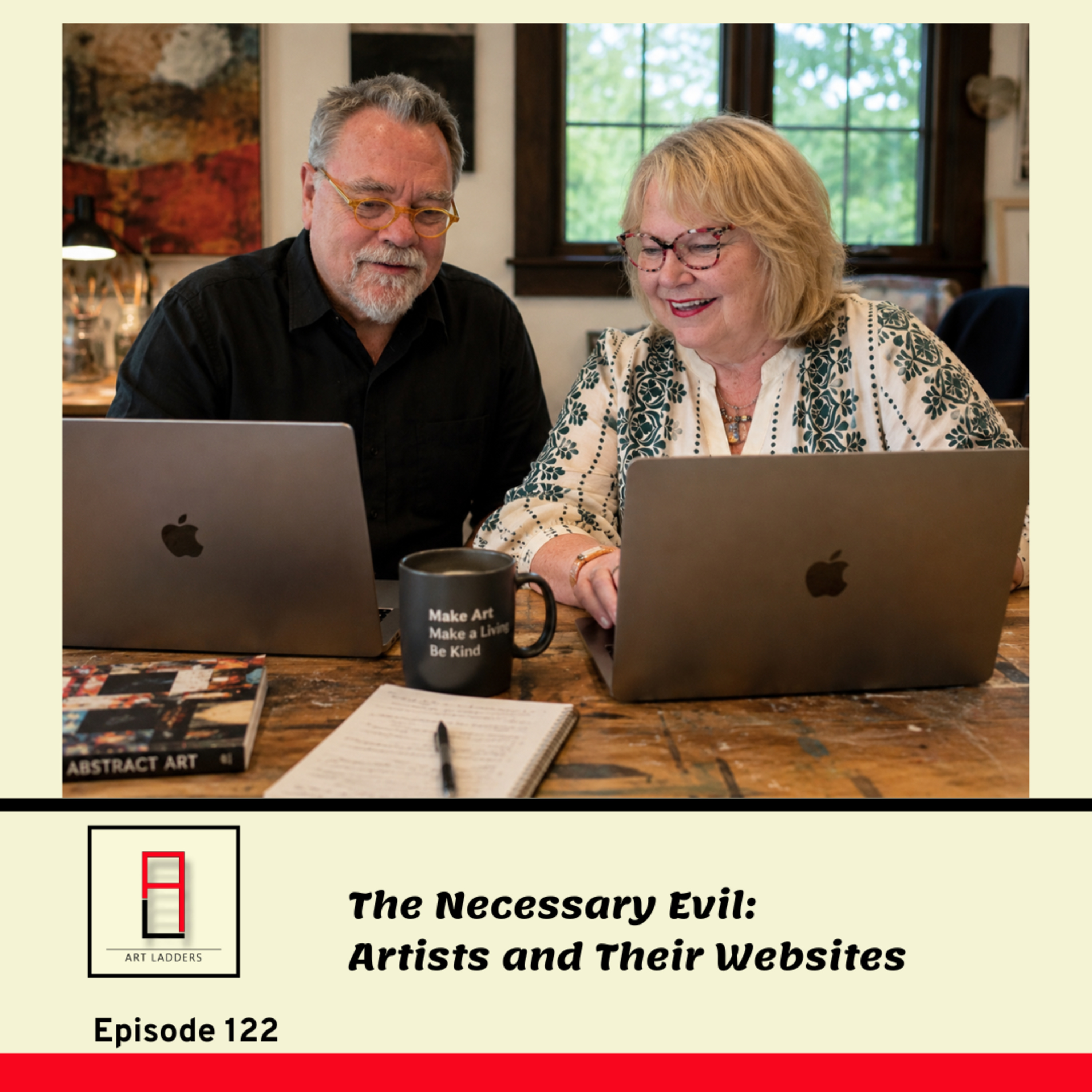 Episode 122: The Necessary Evil, Artists and Their Websites episode artwork
