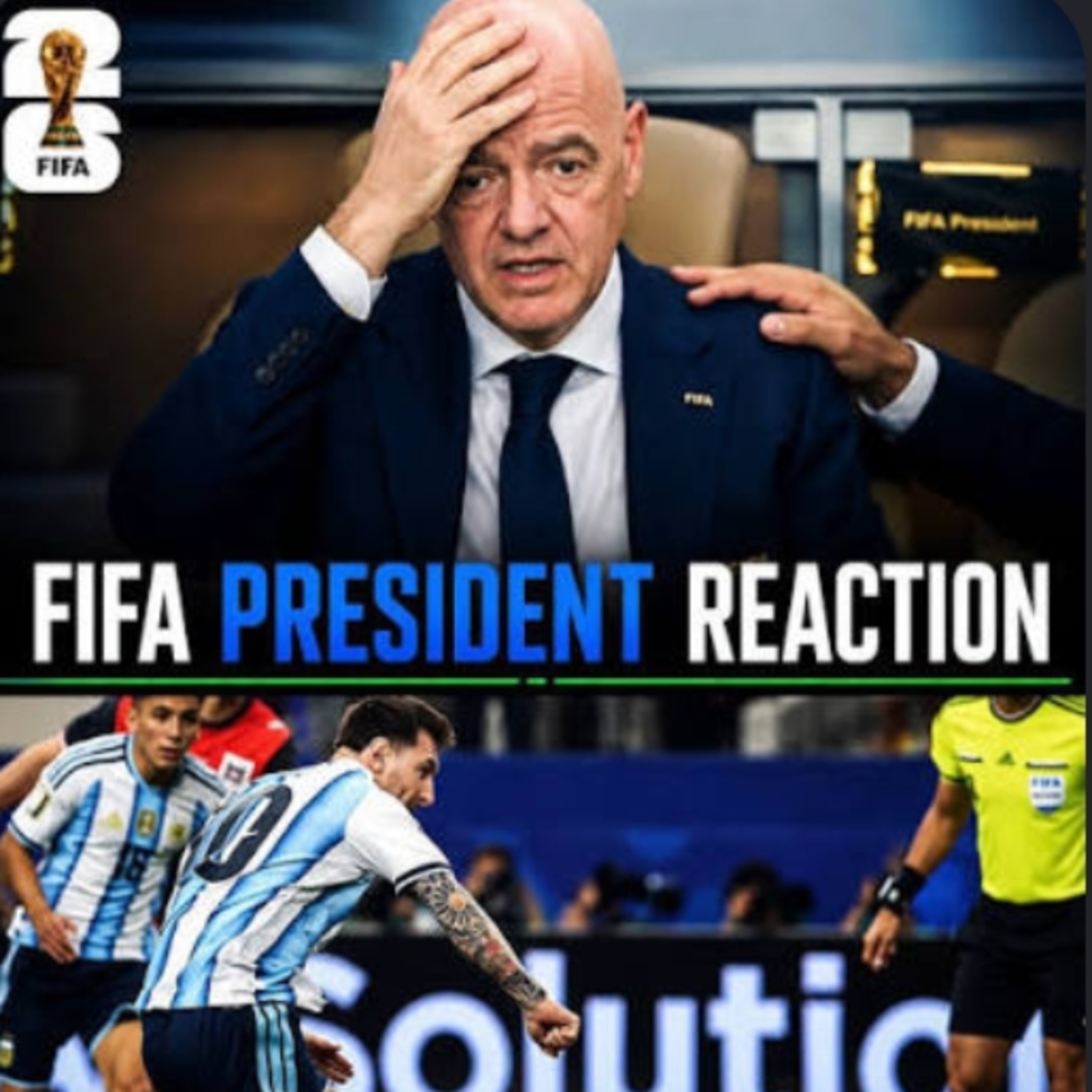 The president of FIFA finally fined the Argentina team following their loss to Spain on Sunday. episode artwork
