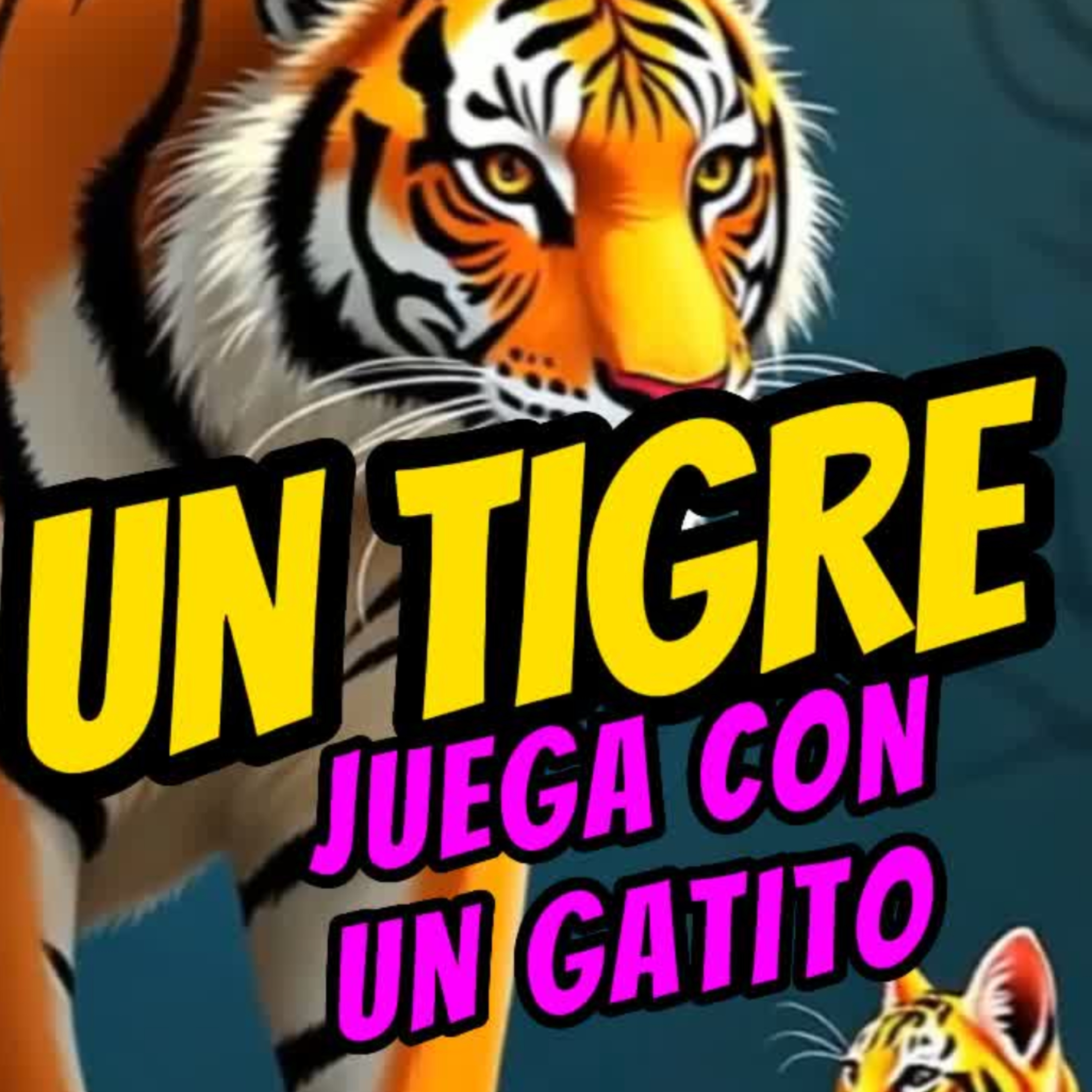 🐯UN TIGRE JUEGA CON UN GATITO🐱en México🇲🇽⭐Sigue La Serie en YouTube/ NoeLopezOficial #aranceles episode artwork