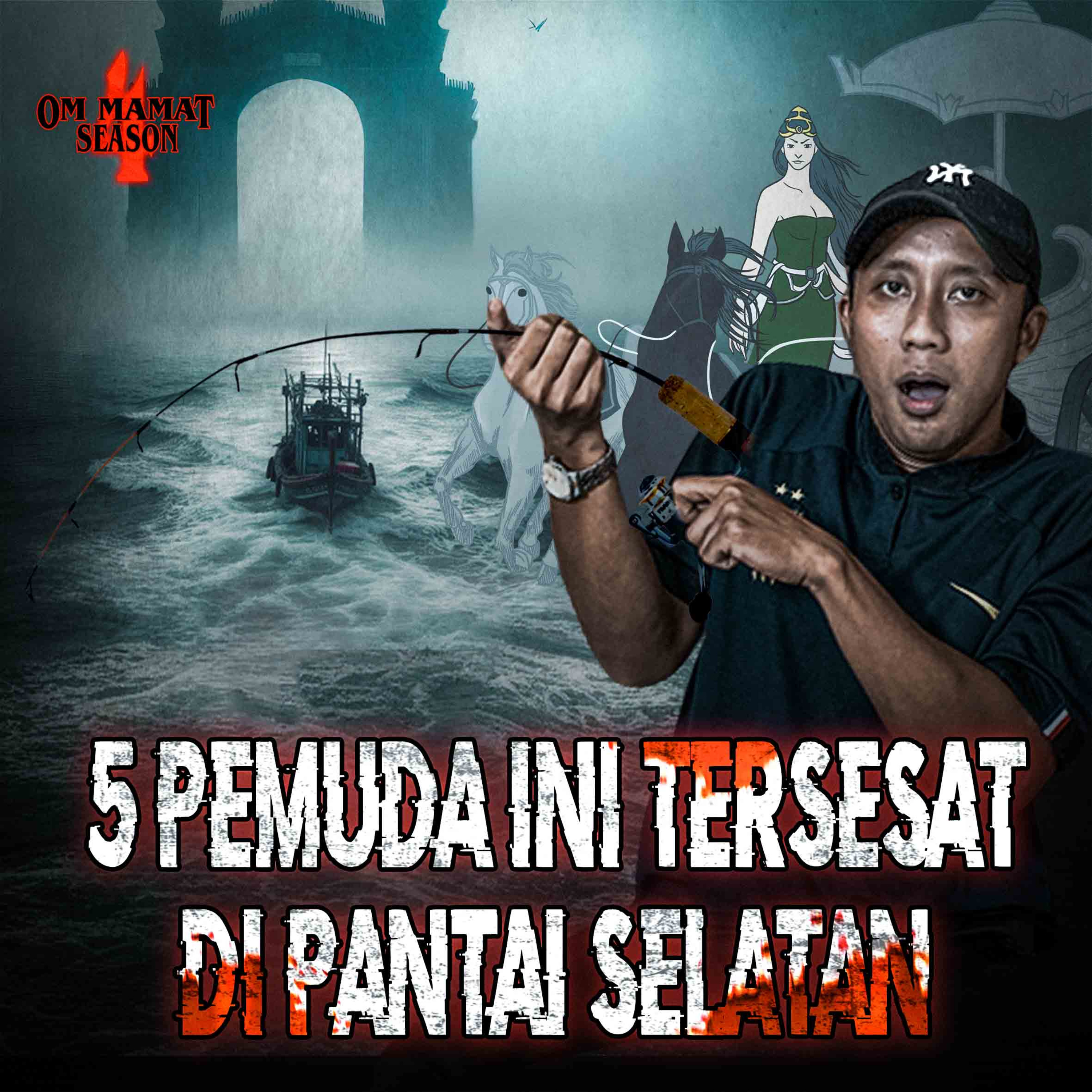 206. 5 Pemuda Ini Tersesat & Bertemu Kereta Kencana Saat Mancing di Pantai Selatan! episode artwork