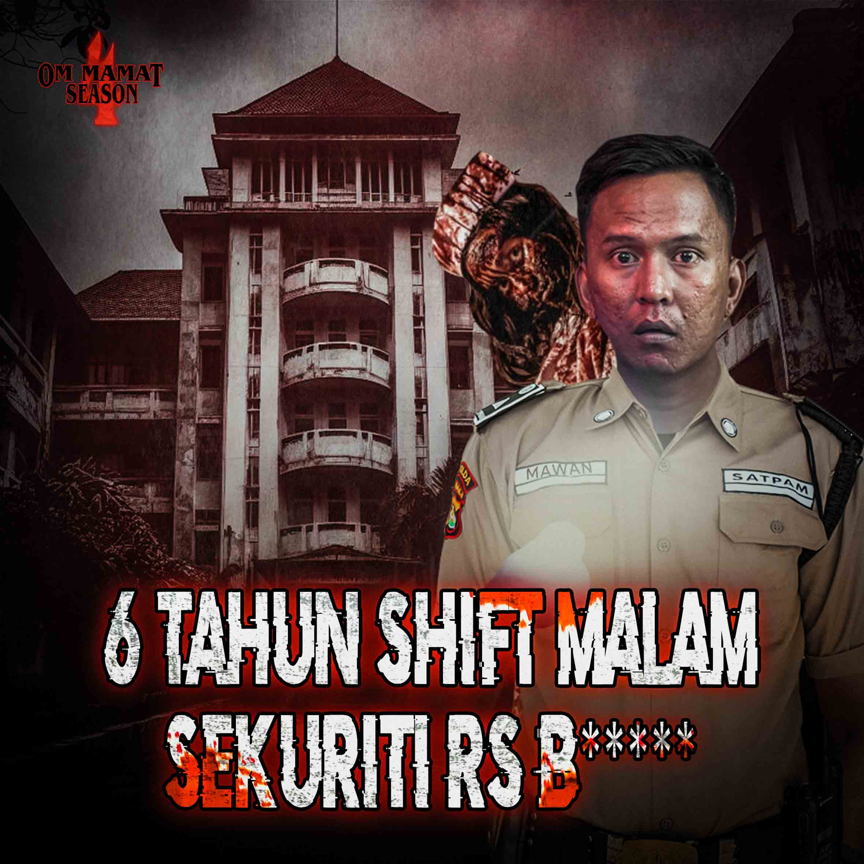 208. 6 Tahun Satpam Ini Shift Malam di RS Berhantu B***** episode artwork