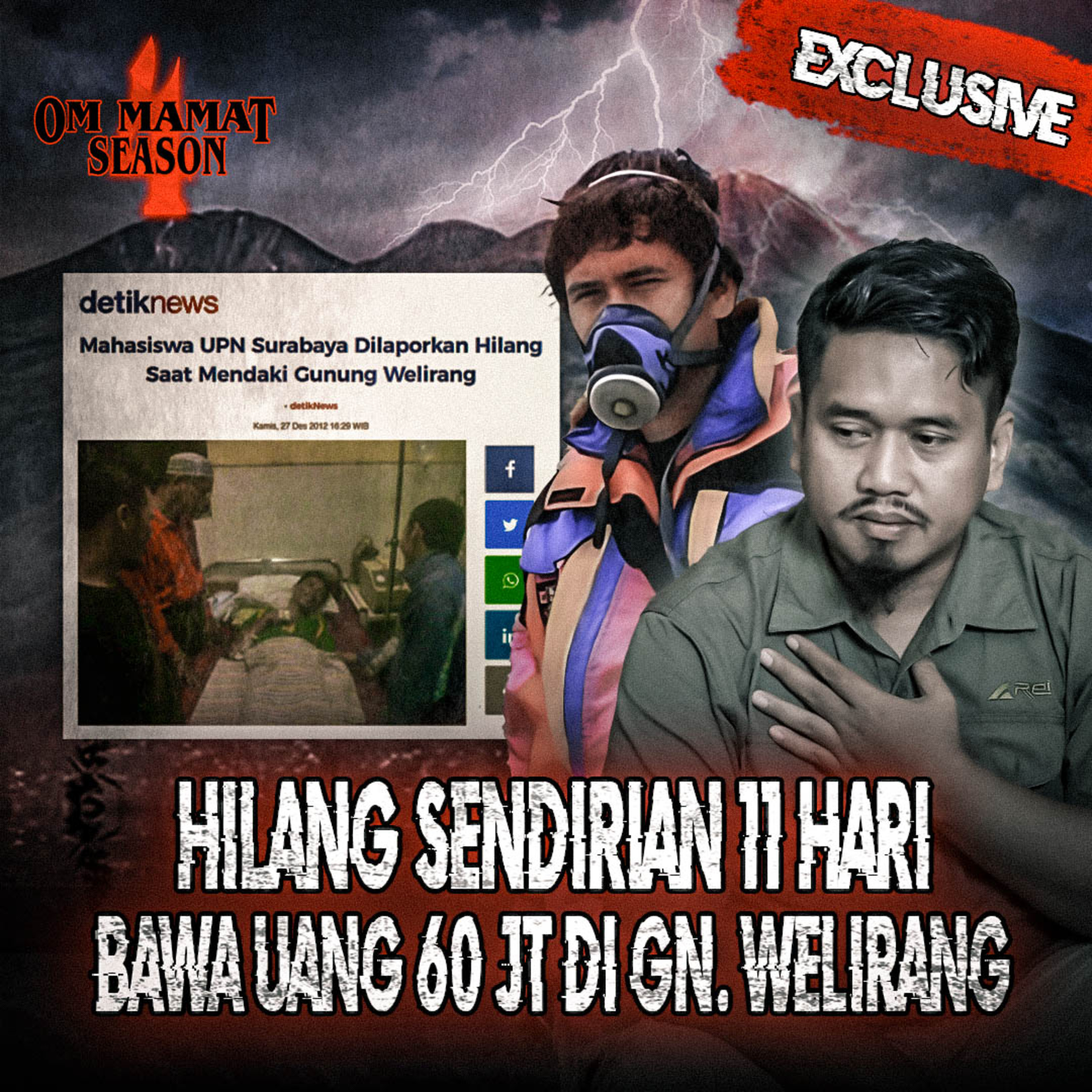 290. EKSKLUSIF! HILANG 11 HARI SENDIRIAN DI MALAM SATU SURO GUNUNG WELIRANG, JAWA TIMUR episode artwork