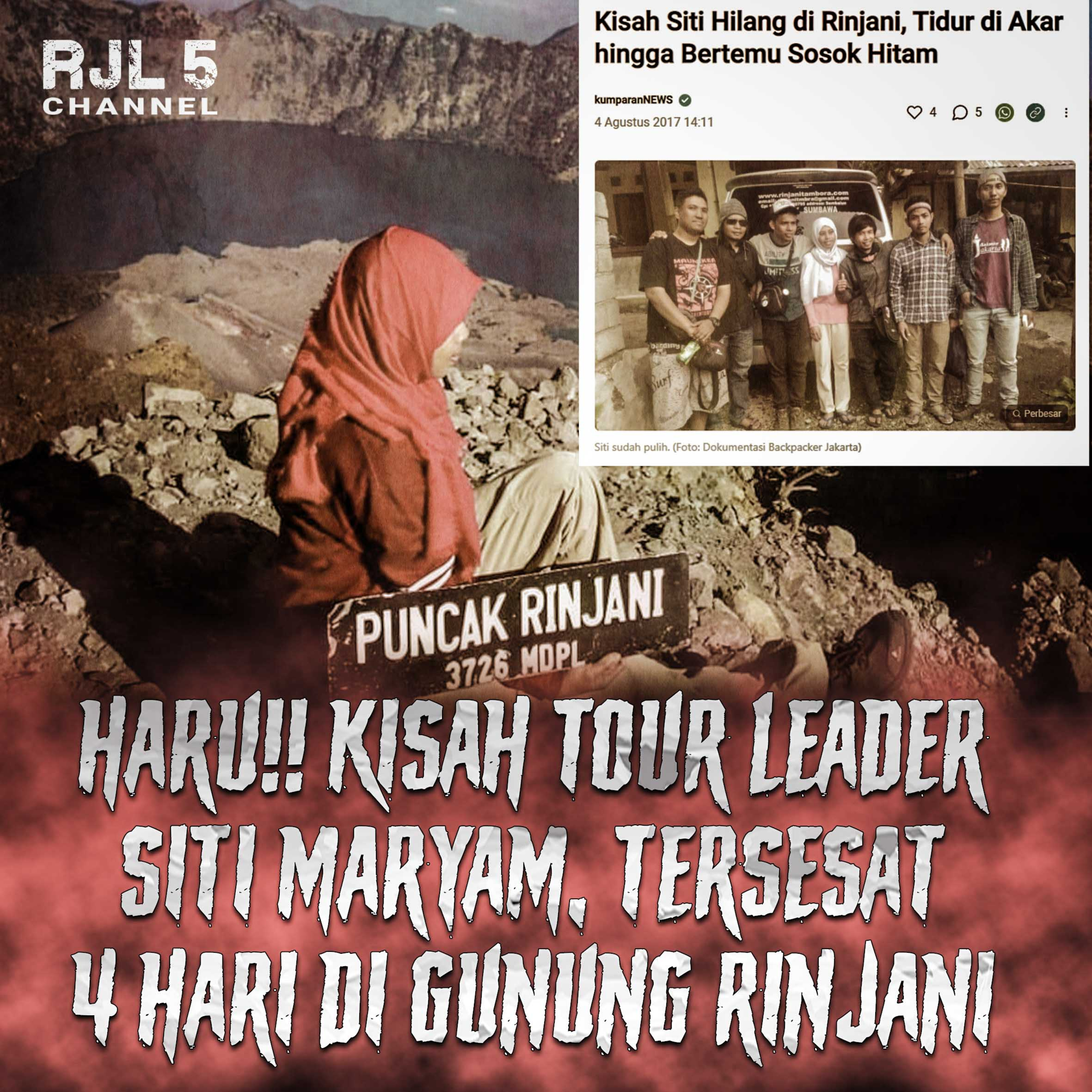 293. SAMPAI TRAUMA! Gunung Rinjani Punya Cerita.. Kisah Tersesatnya Tour Leader Selama 4 Hari episode artwork