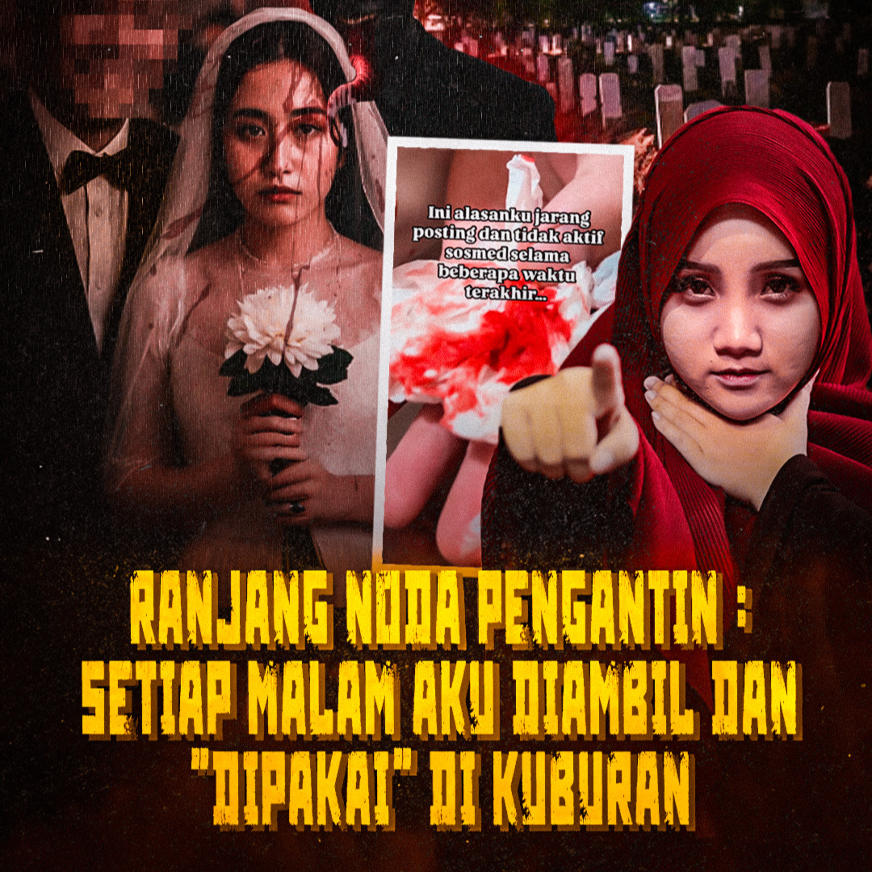 312. VIRAL! RANJANG NODA PENGANTIN! Setiap Malam Aku Diculik dan "Dipake" Di Kuburan episode artwork