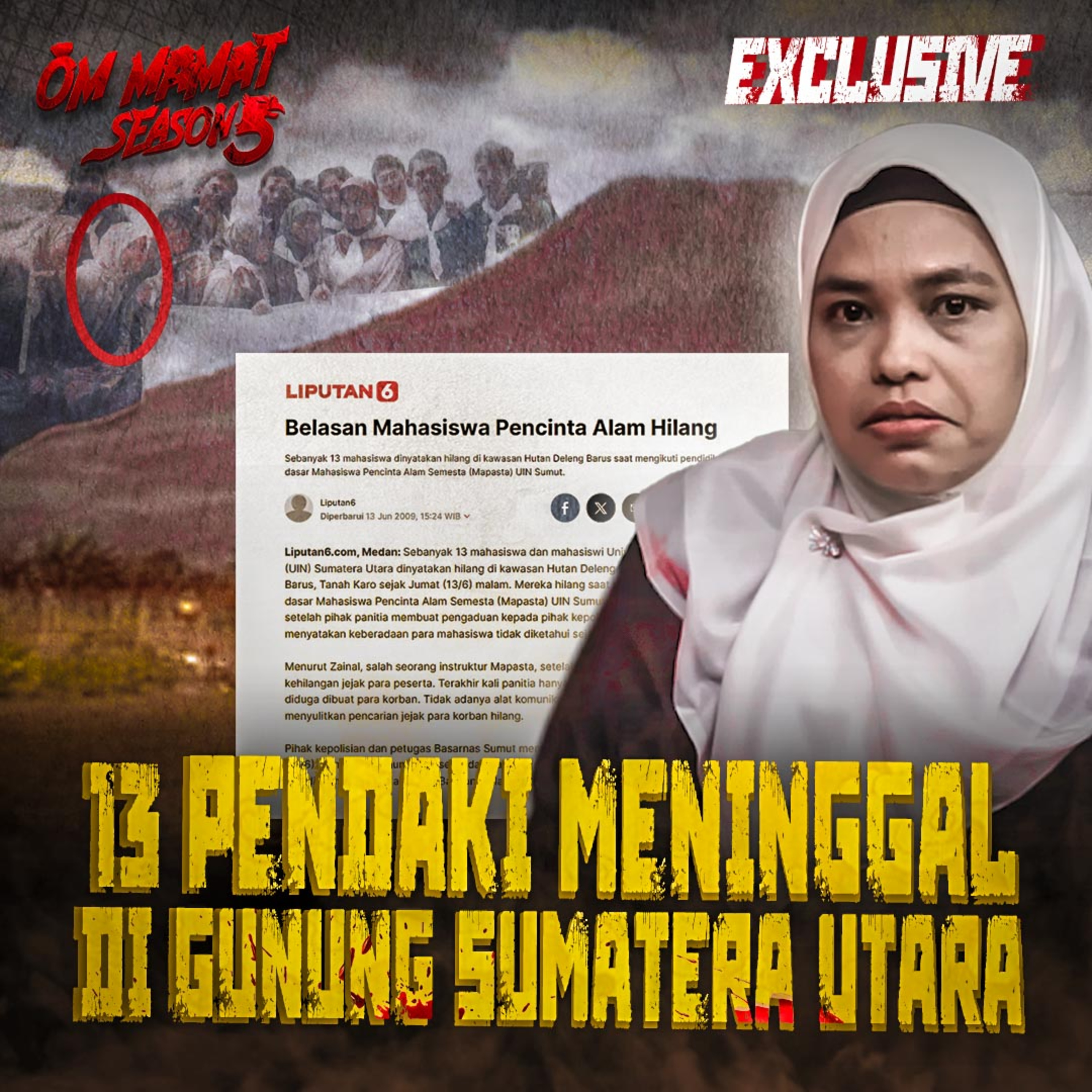 313. TRAGEDI 13 PENDAKI MENINGGAL DI GUNUNG SUMATERA UTARA, TANAH KARO episode artwork