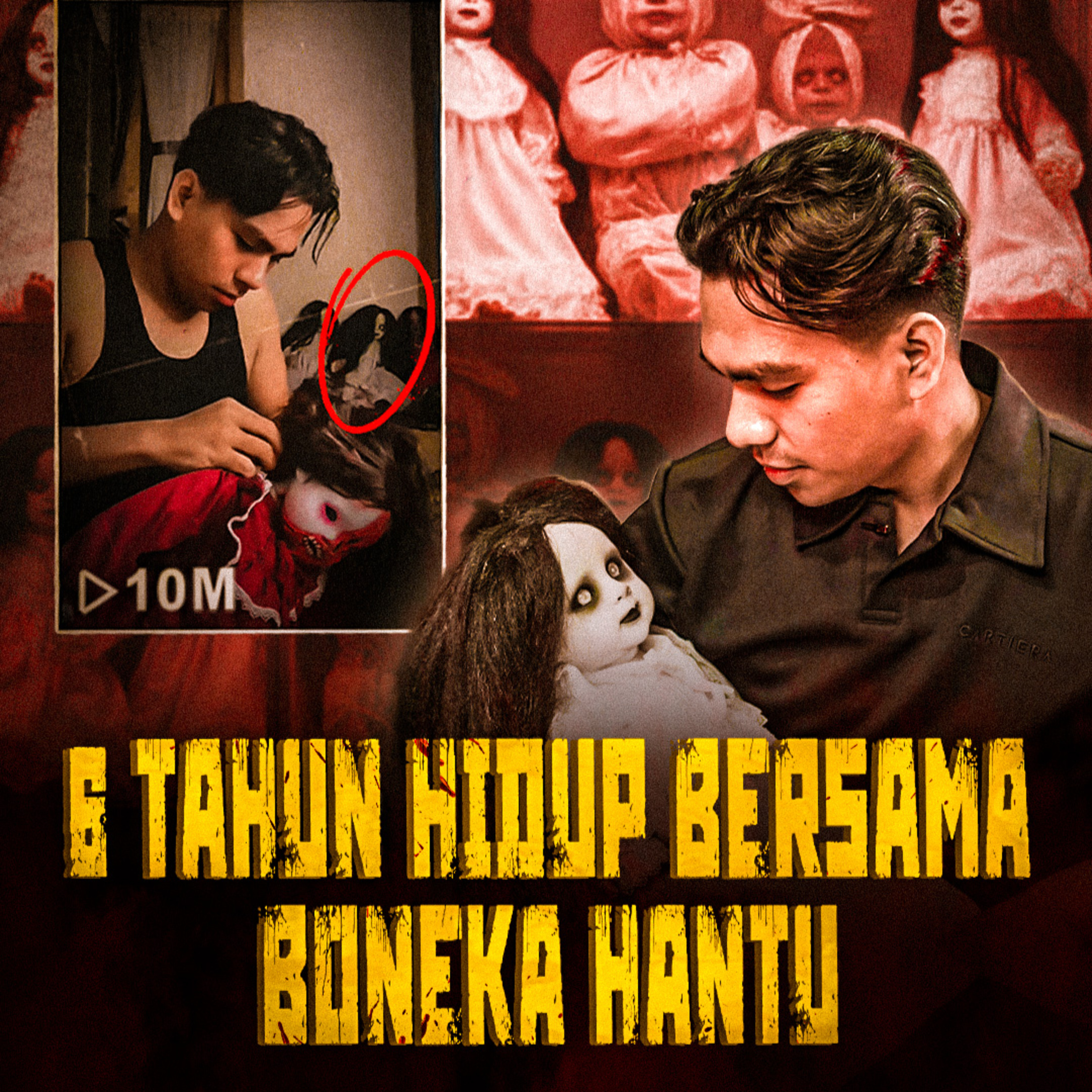 345. VIRAL MAHASISWA HUKUM MADURA YANG PELIHARA & HIDUP SAMA BONEKA-BONEKA HANTU episode artwork