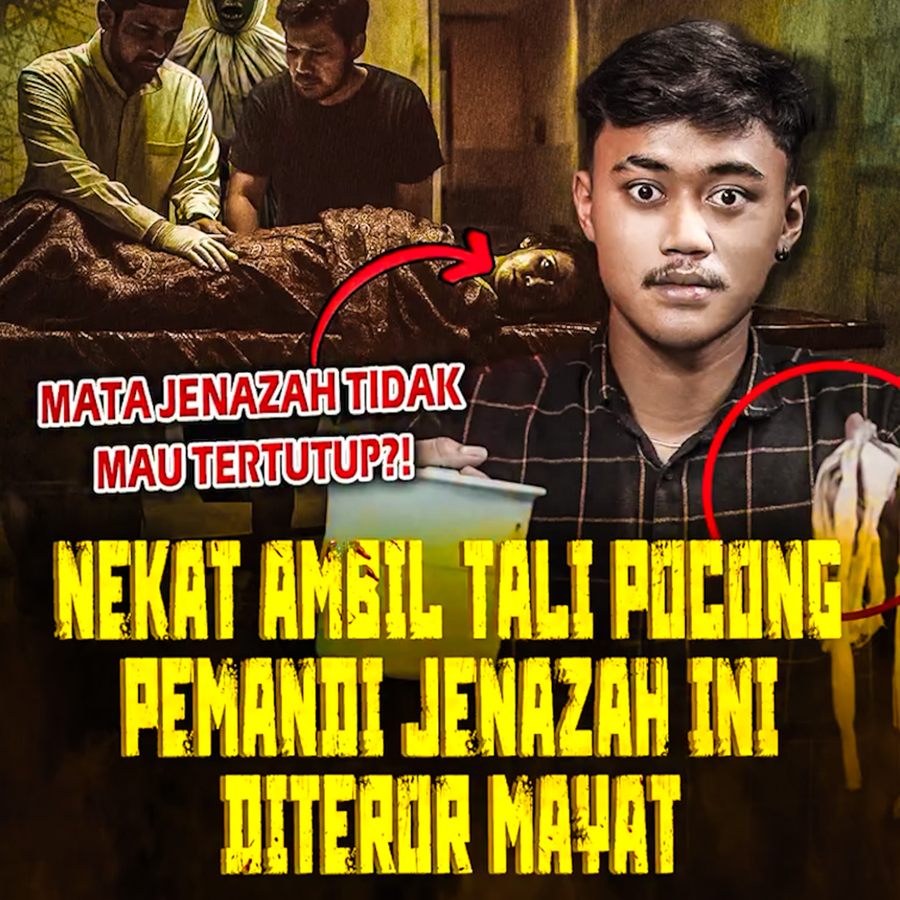 381. FULL DOKUMENTASI! NEKAT AMBIL TALI POCONG, PEMANDI JENAZAH INI DITEROR MAYAT