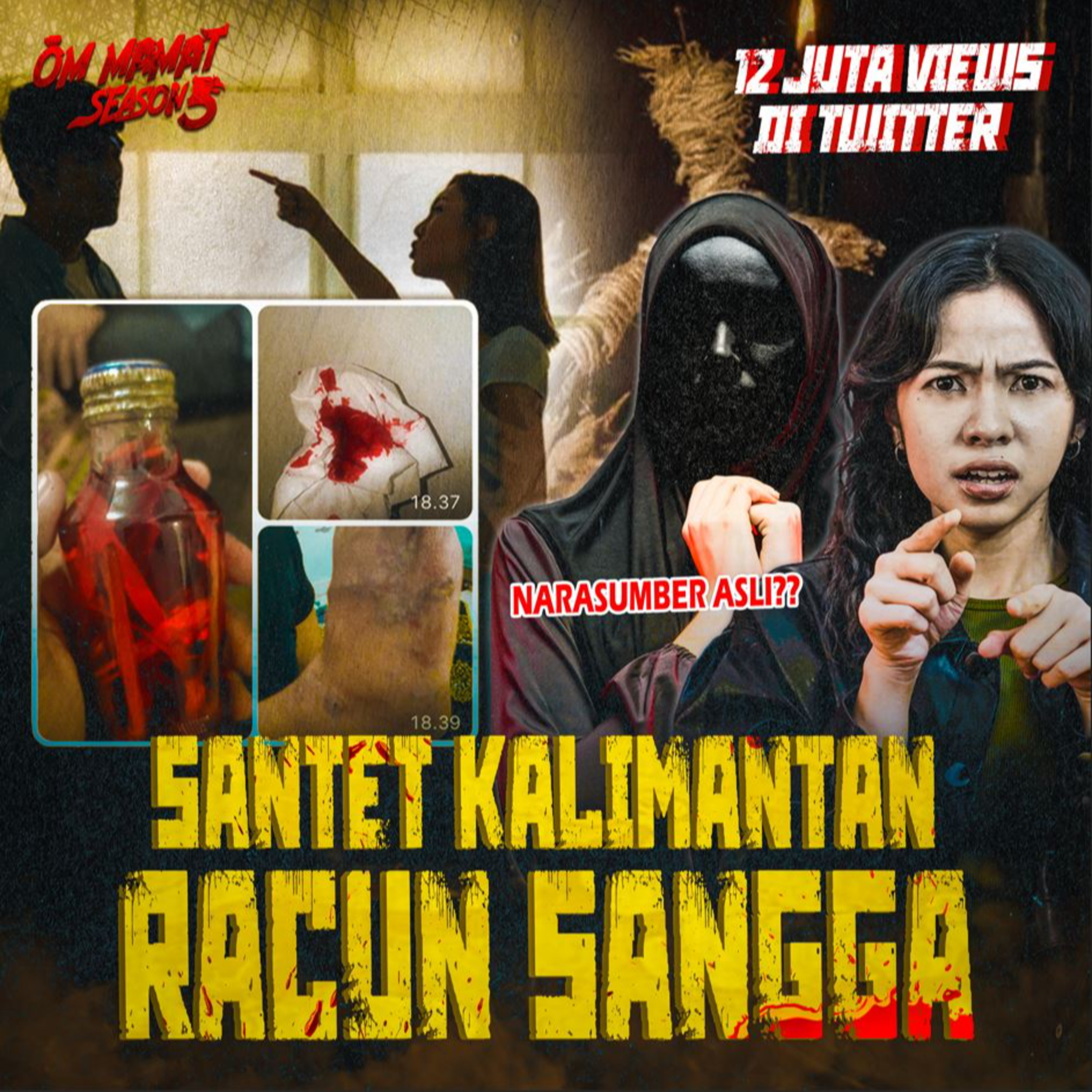 386. WANITA CANTIK INI KENA SANTET PALING MEMATIKAN DI KALIMANTAN? RACUN SANGGA