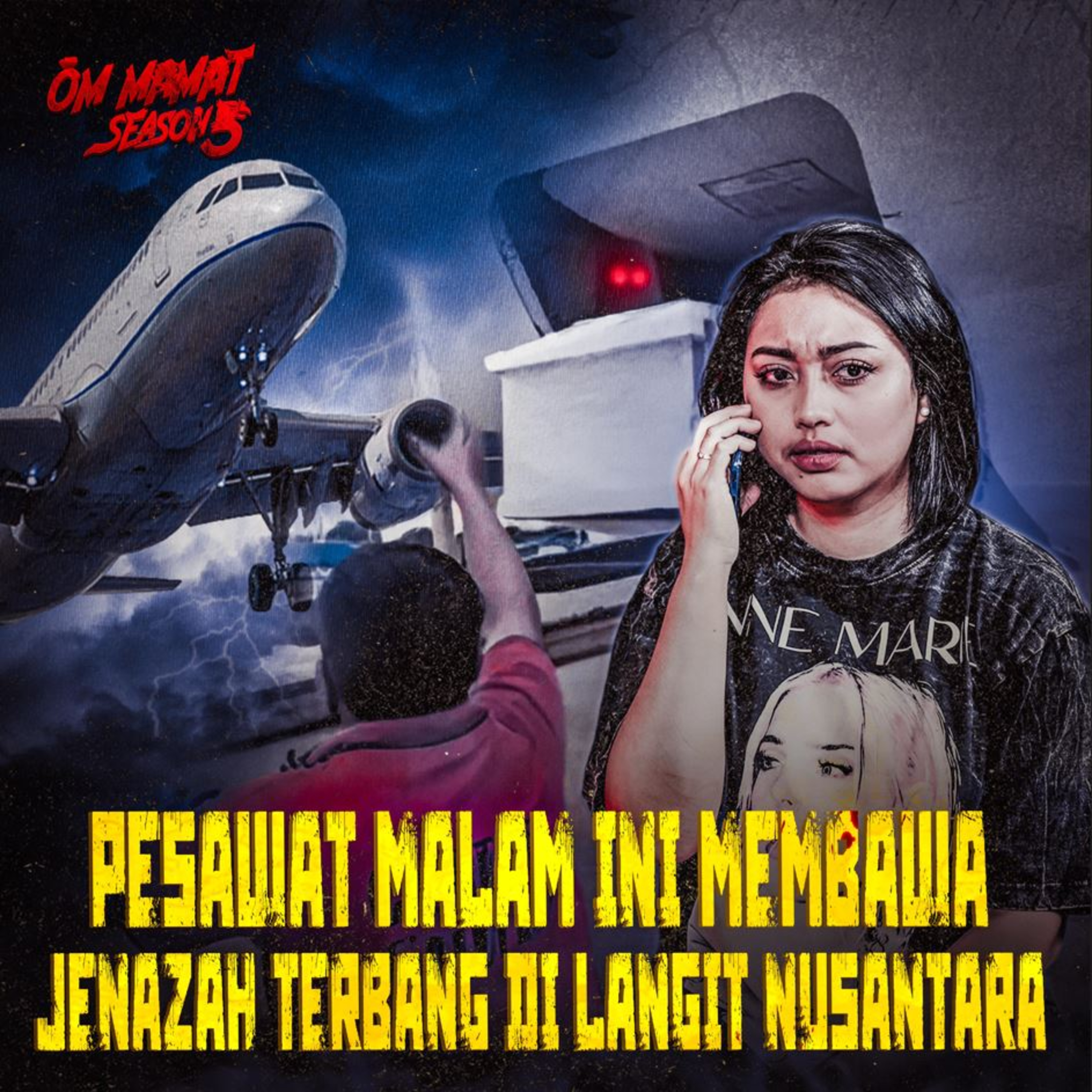 387. PESAWAT INI TERBANG MALAM HARI MEMBAWA JENAZAH! KISAH HOROR PRAMUGARI episode artwork