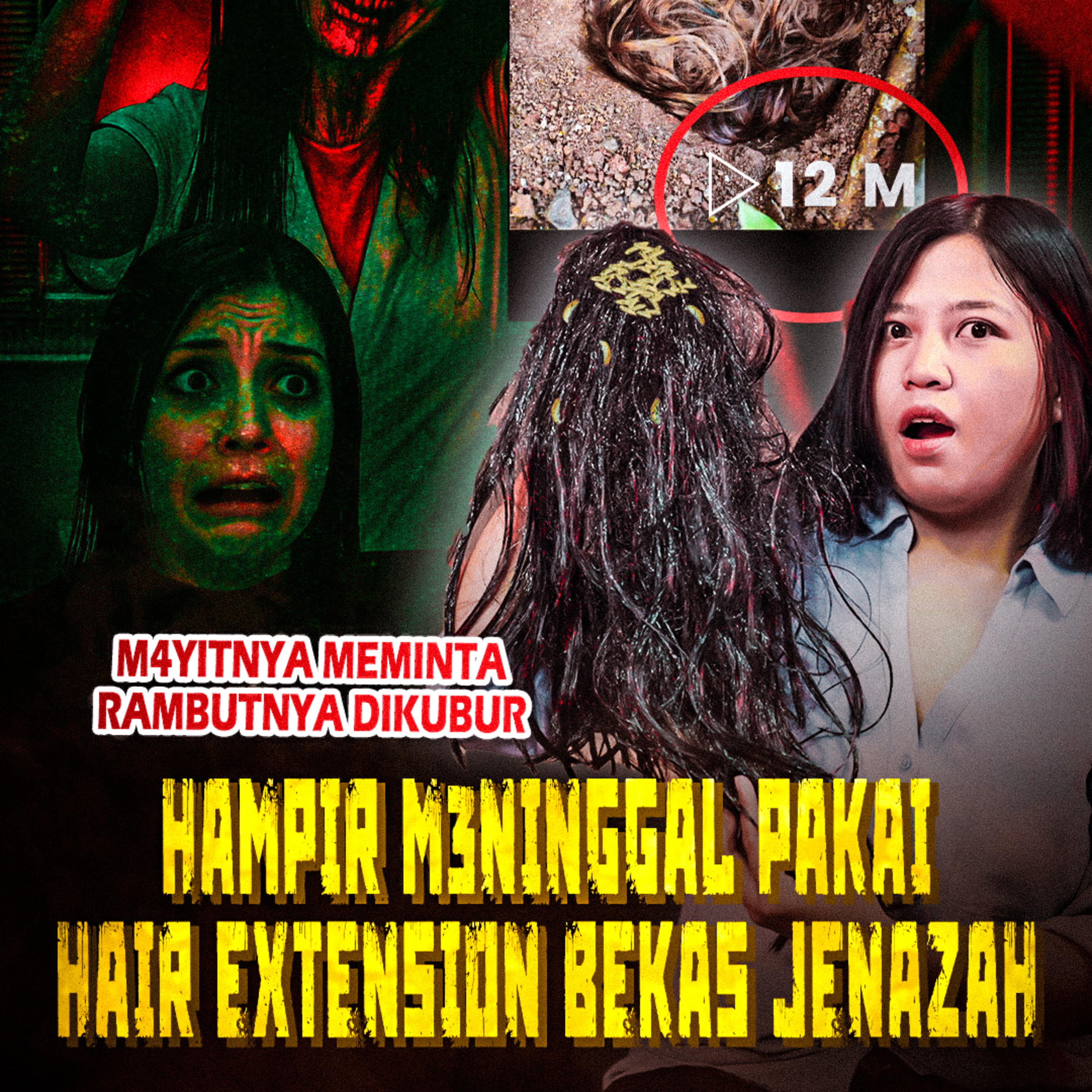389. PAKAI HAIR EXTENSION BEKAS JENAZAH, WANITA INI HAMPIR MENINGGAL! MAYATNYA MINTA RAMBUT DIKUBUR episode artwork