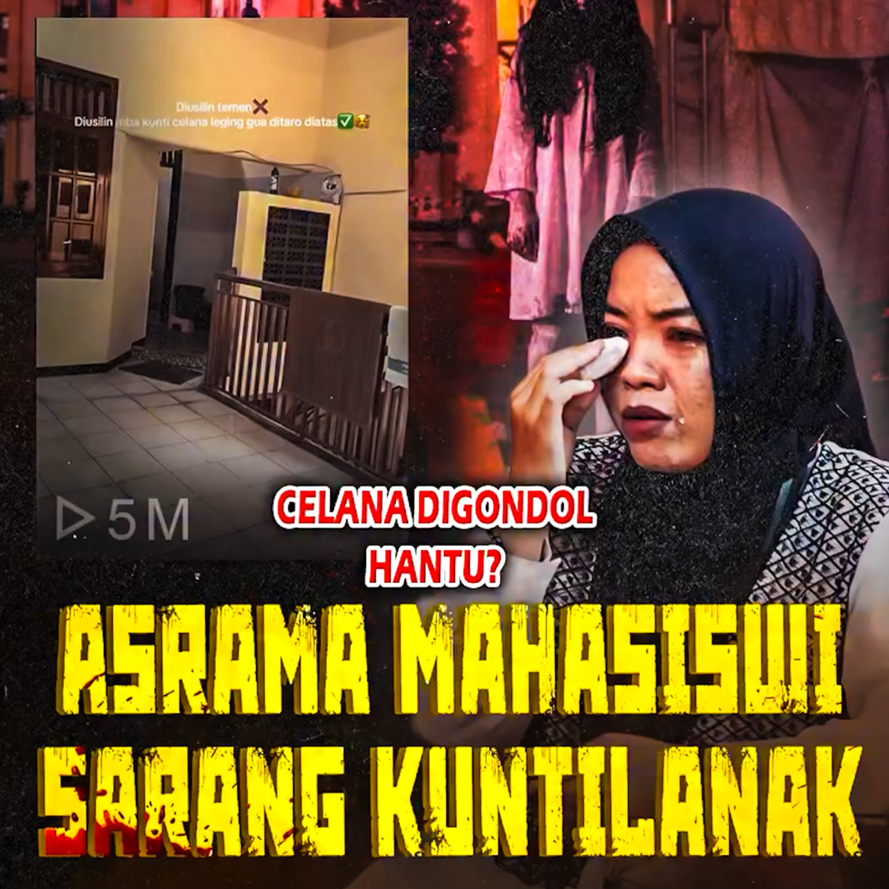 415. VIRAL DI TIKTOK! TEREKAM KAMERA ASRAMA MAHASISWI SARANG KUNTILANAK! episode artwork