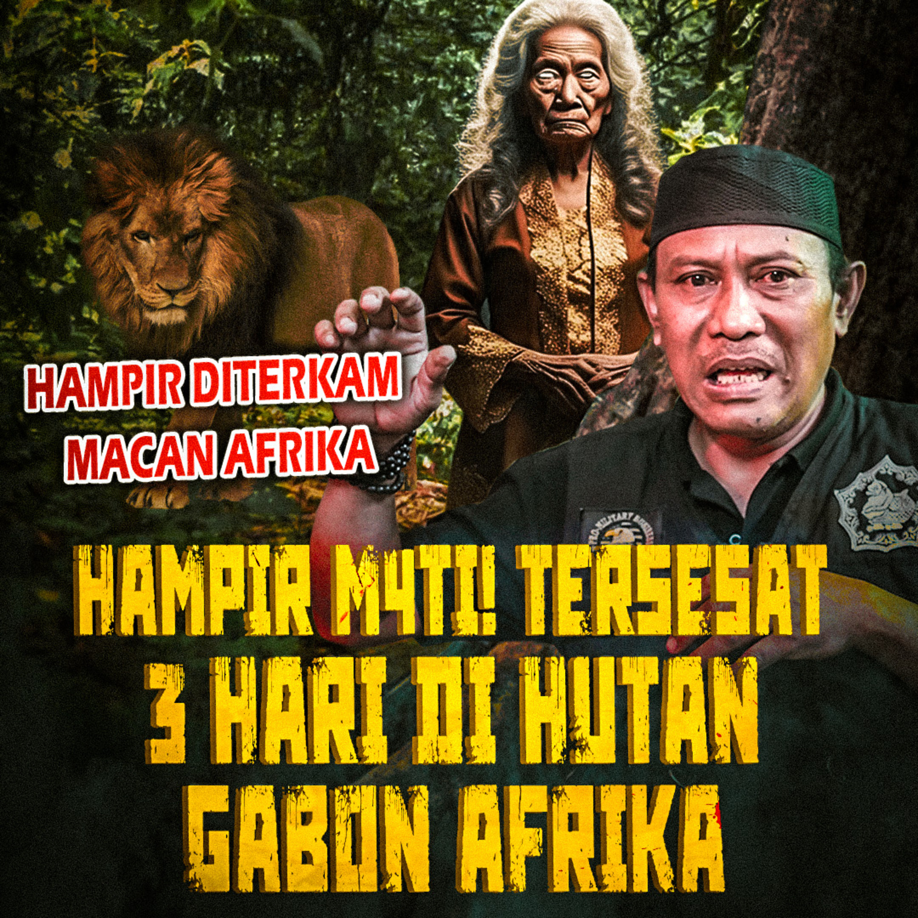 416. MERINDING & MENCEKAM! PRIA INI TERSESAT 3 HARI DI HUTAN GABON AFRIKA BARENG HANTU & SINGA episode artwork