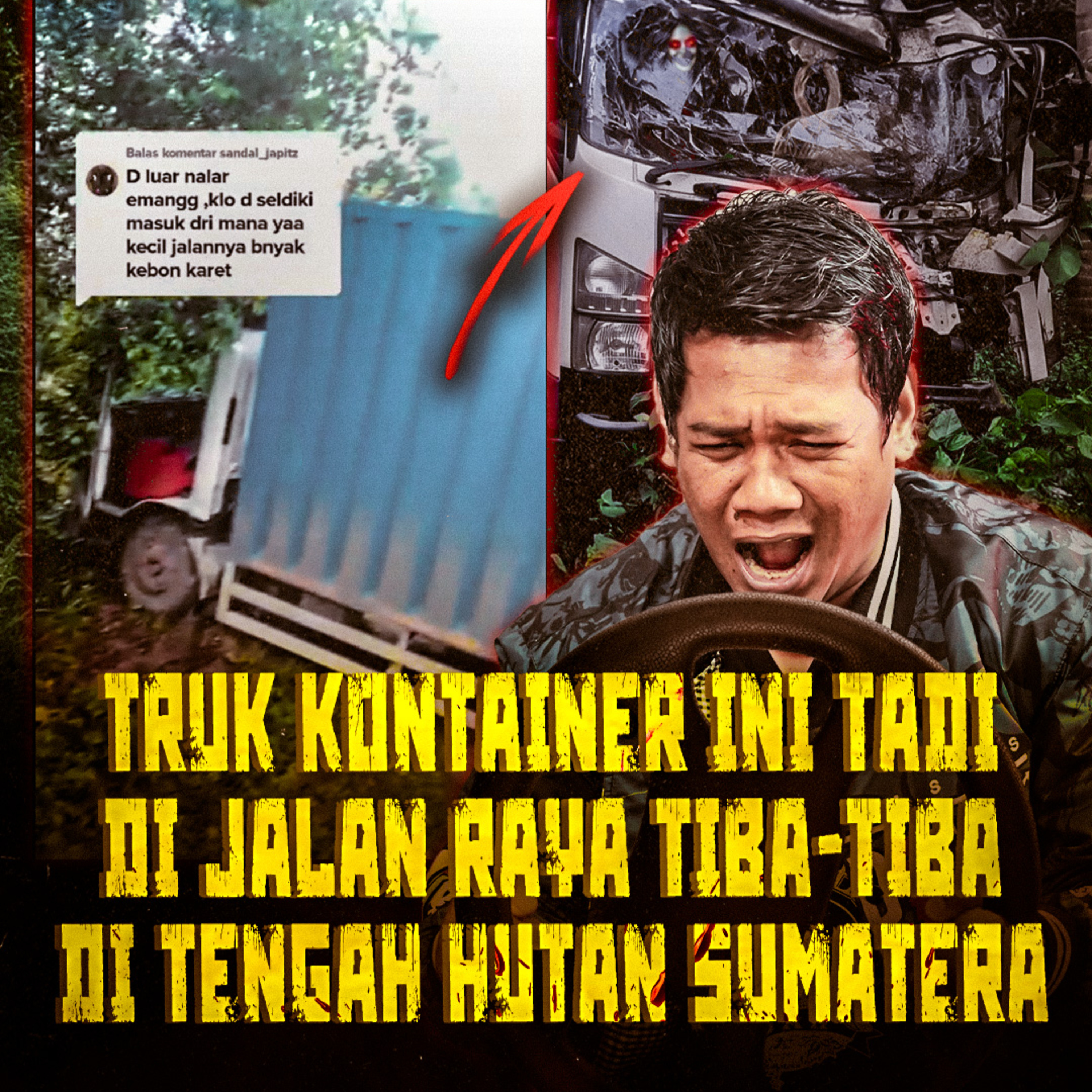 423. VIRAL & GEGER 1 KOTA! SOPIR TRUK TERSESAT & NYANGKUT DI TENGAH HUTAN SUMATERA SELATAN episode artwork