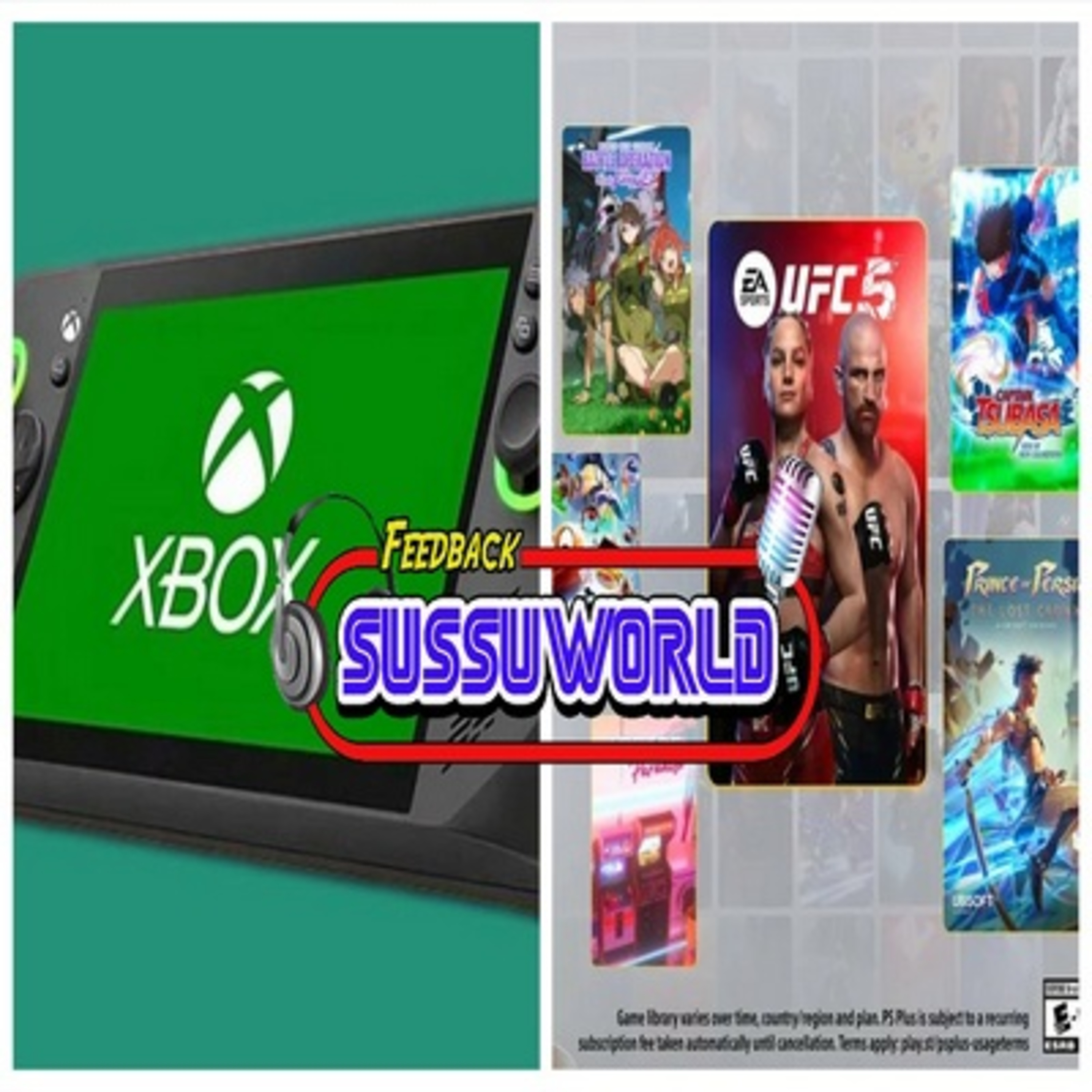Feedback SussuWorld - Xbox Portátil está chegando e Jogos da PSN Plus !! episode artwork