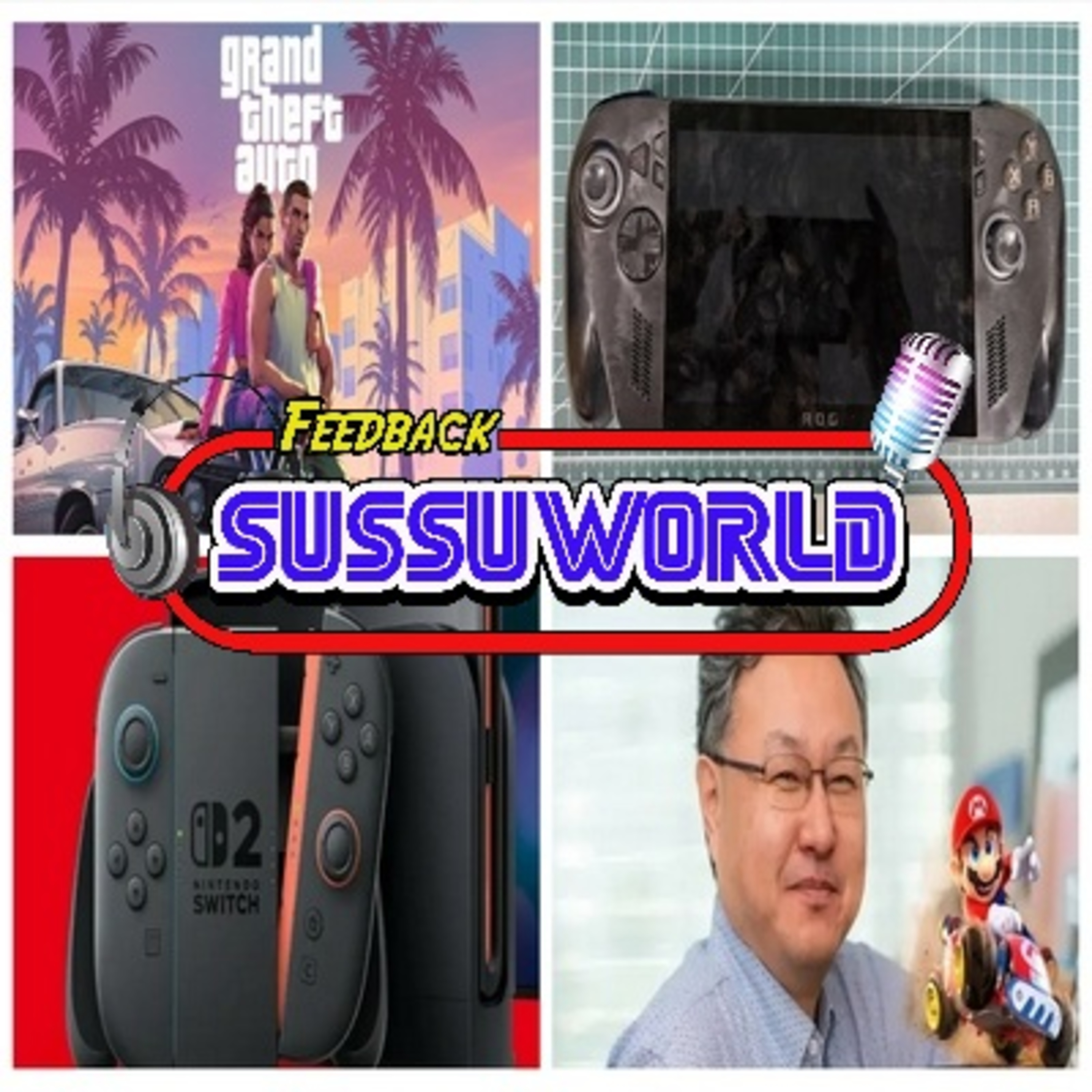 Feedback SussuWorld - Trailer de GTA VI, repercussão, Xbox Portátil, Nintendo Switch 2 e mais !! episode artwork