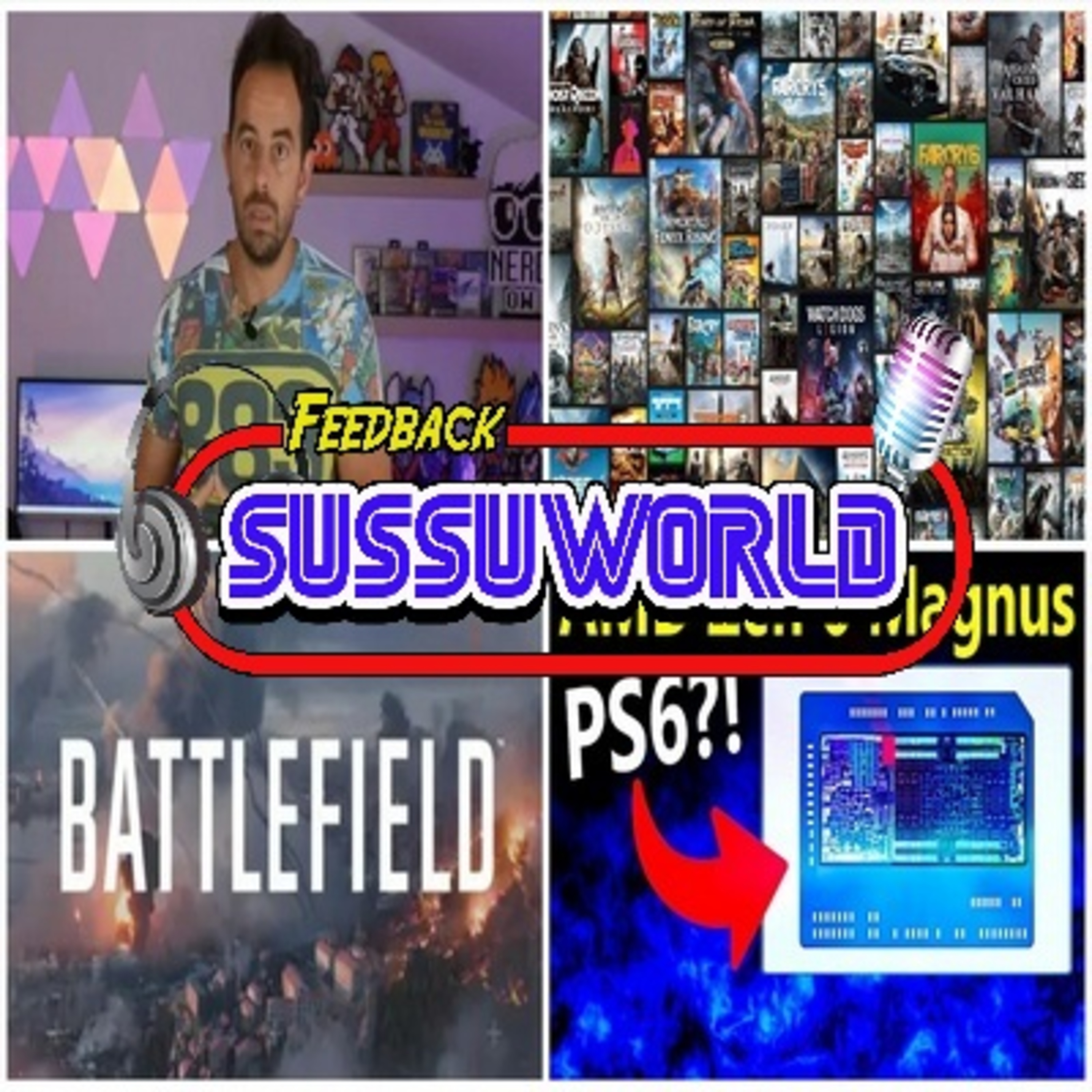 Feedback SussuWorld - Youtuber na Justiça por Reviews Retrô, Battlefield 6, Ubisoft e Mais !!