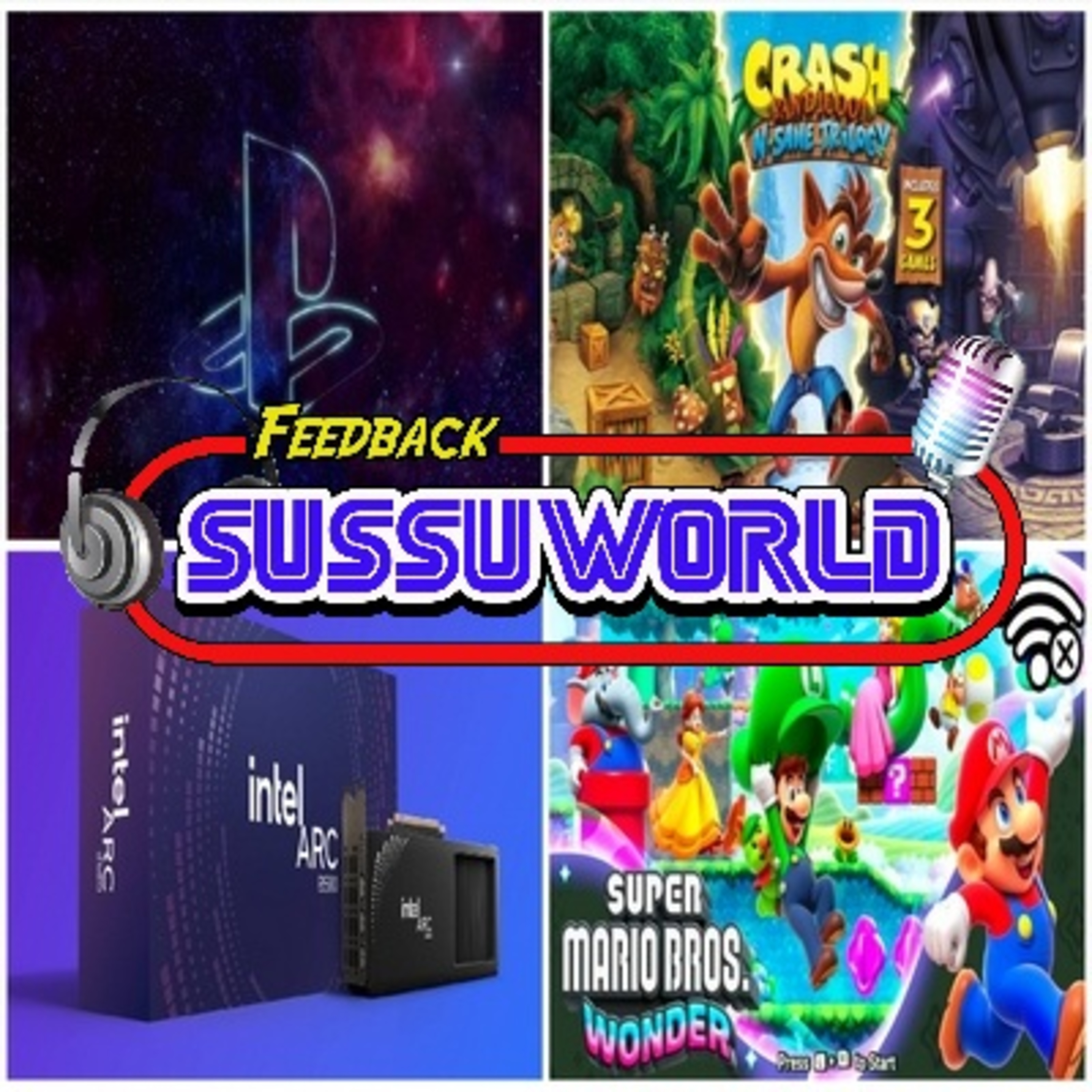 Feedback SussuWorld: Jogos da Sony Multi, Intel em crise, Wolfenstein na TV, Zeenix, Crash e mais !! episode artwork