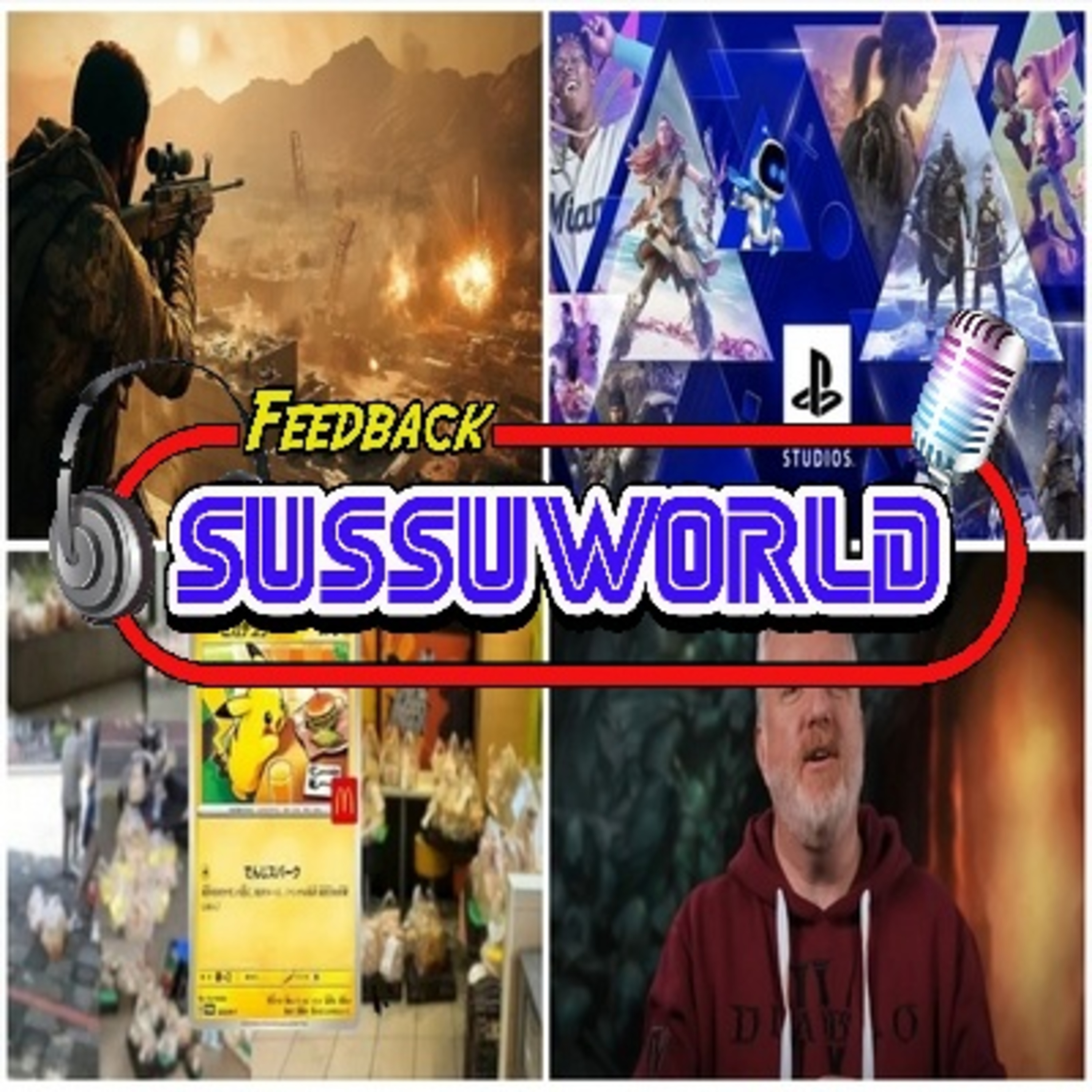 Feedback SusuWorld: Filmes, HQs e polêmicas gamers: Rod Fergusson, BF6, Sony e Pokémon no Japão !! episode artwork