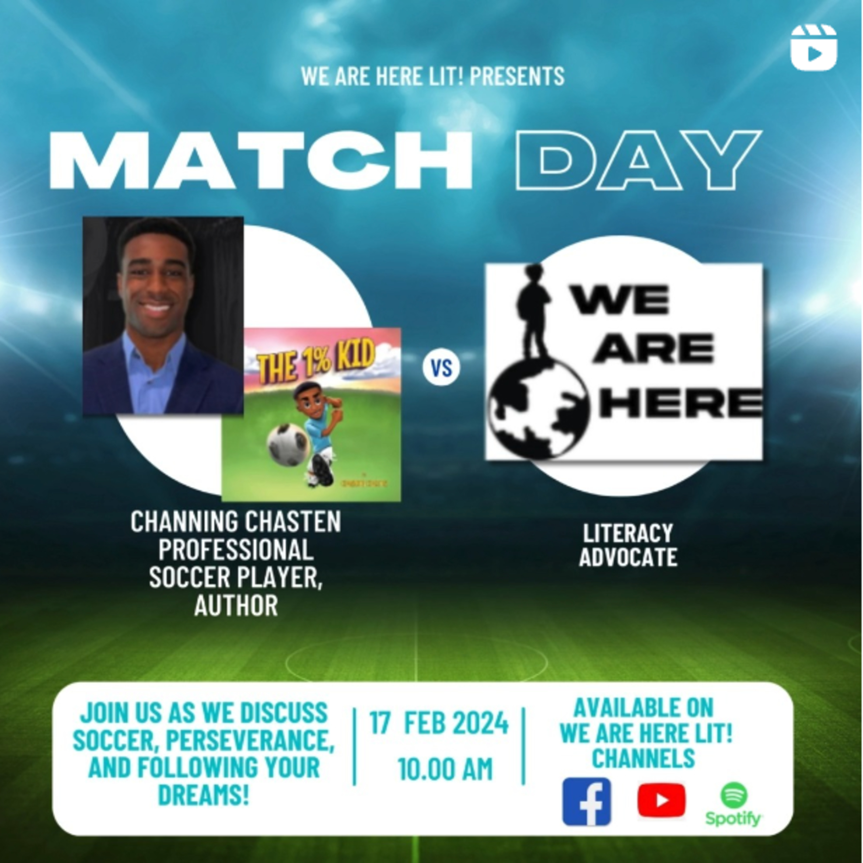 From the Pitch to the Pages: Channing Chasten:'s Journey to Inspire Young Minds