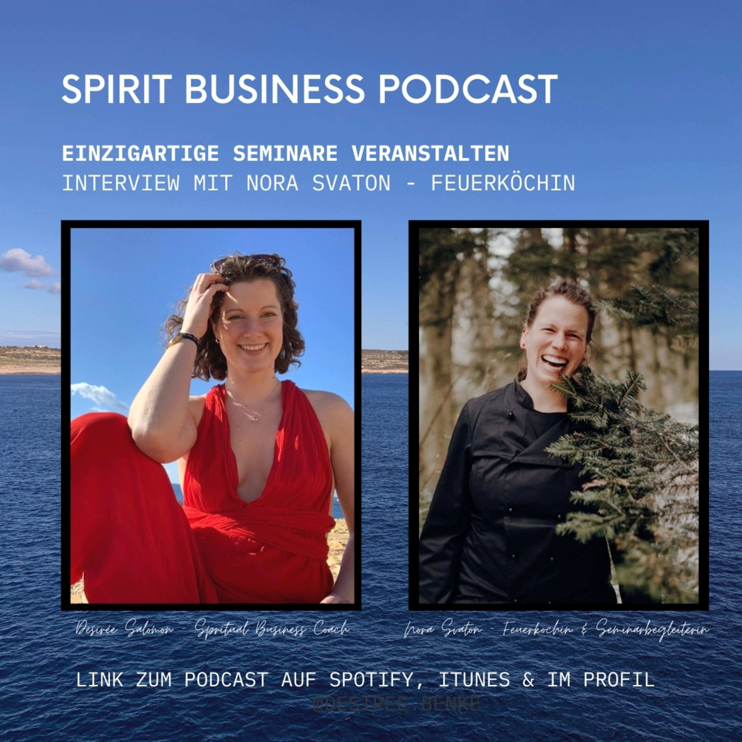 #411 Tricks und Tipps um einzigartige Retreats & Seminare veranstalten mit Nora Svaton der Feuerköchin 👩‍🍳