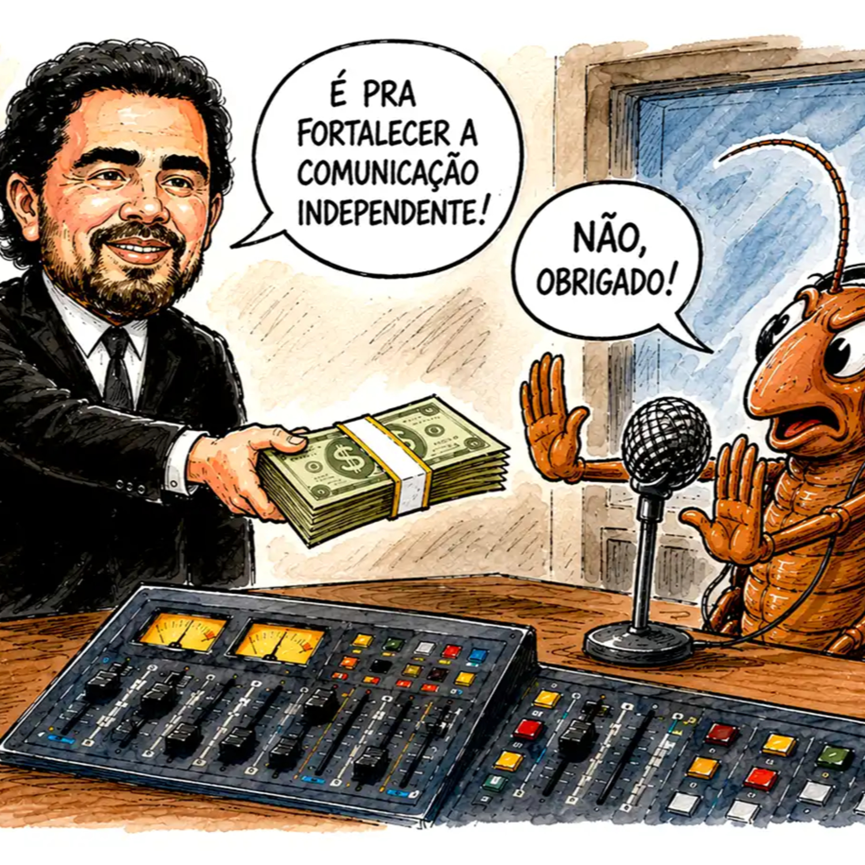 Dinheiro do Banco Master quase financia Rádio Barata - Programa Rádio Barata no Ar, edição de nº 563 episode artwork