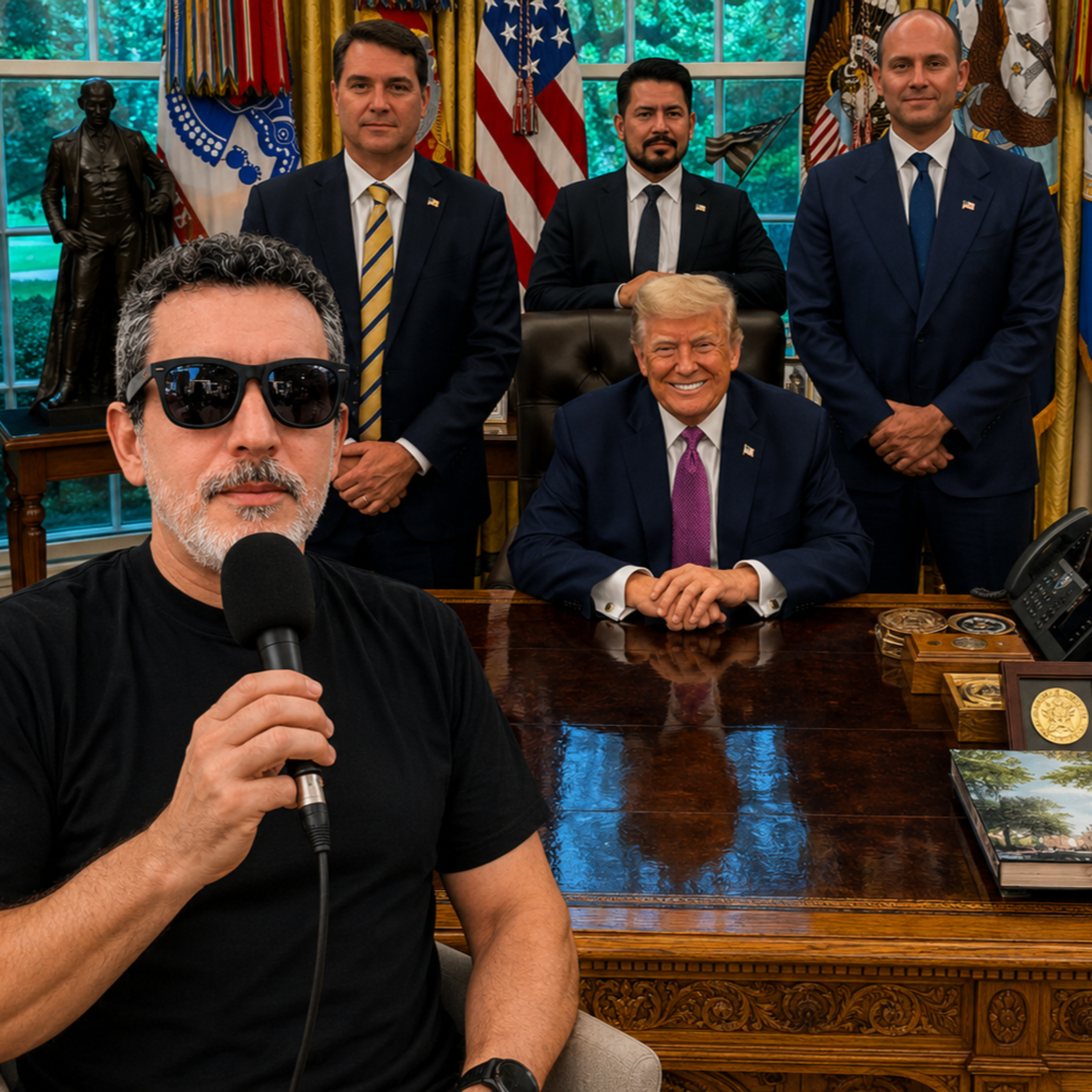 Rádio Barata transmitiu ao vivo a visita dos Três Patetas ao Pato Donald - Programa Rádio Barata no Ar, edição de nº 564 episode artwork