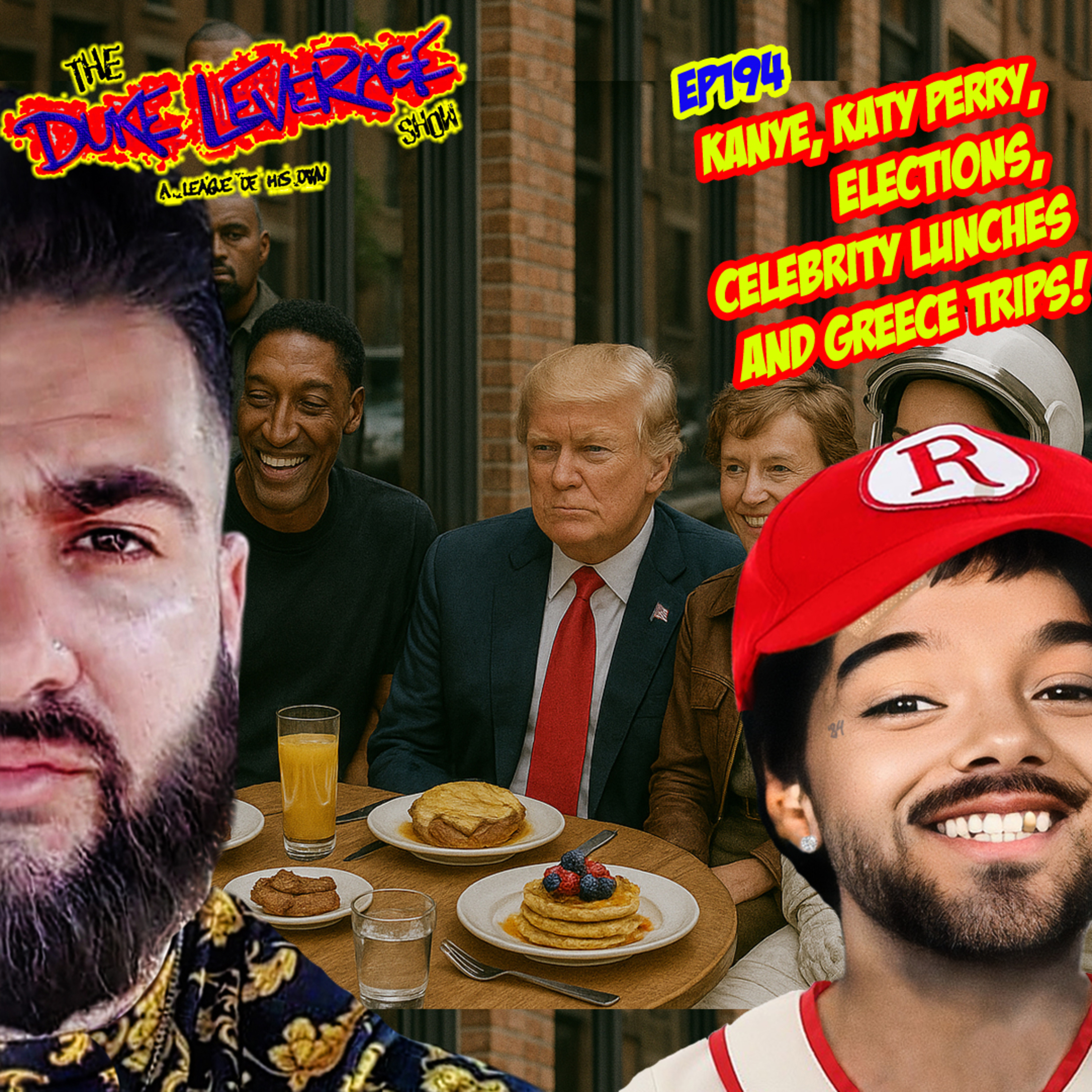 EP194_[Low Hanging Fruit] Kanye Goes South, Sickos on Socials, Lunch with Celebrities, Spacewalks and Greece 2025 thumbnail