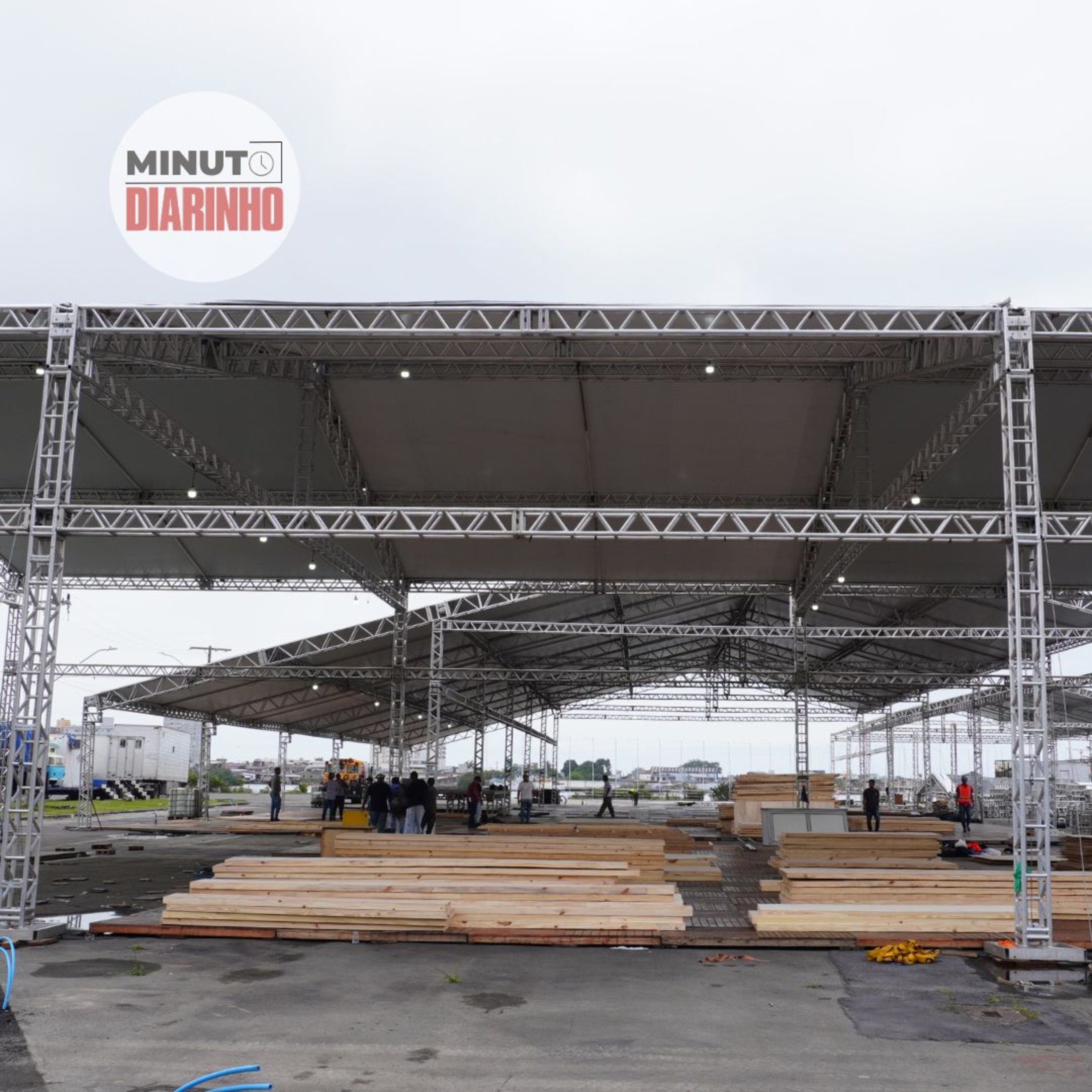 Montagem da estrutura da Marejada avança com obras dos pavilhões e decoração episode artwork