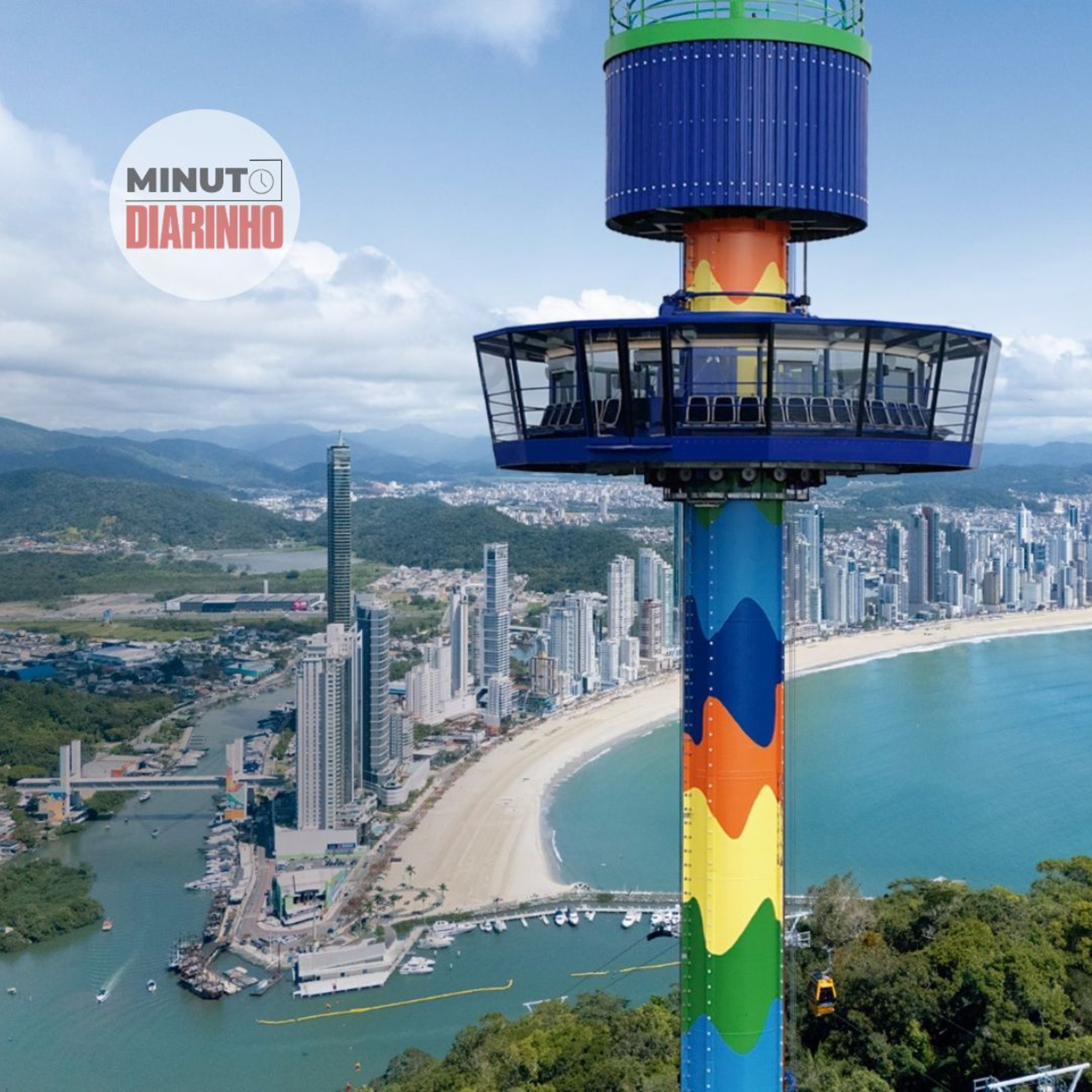 Torre a 300 metros de altura será inaugurada esta semana no parque Unipraias episode artwork