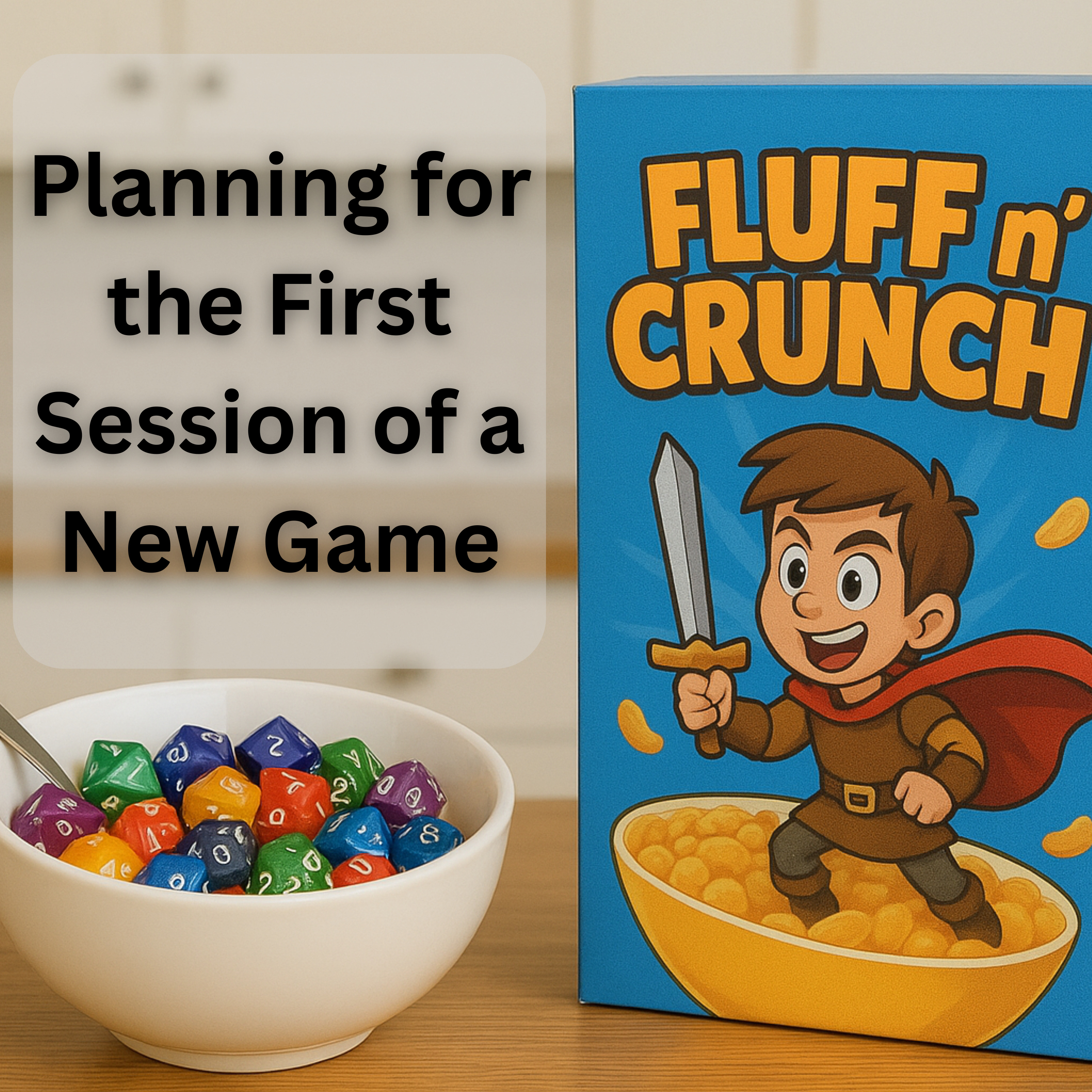 How to Plan for the First Session of a New Game