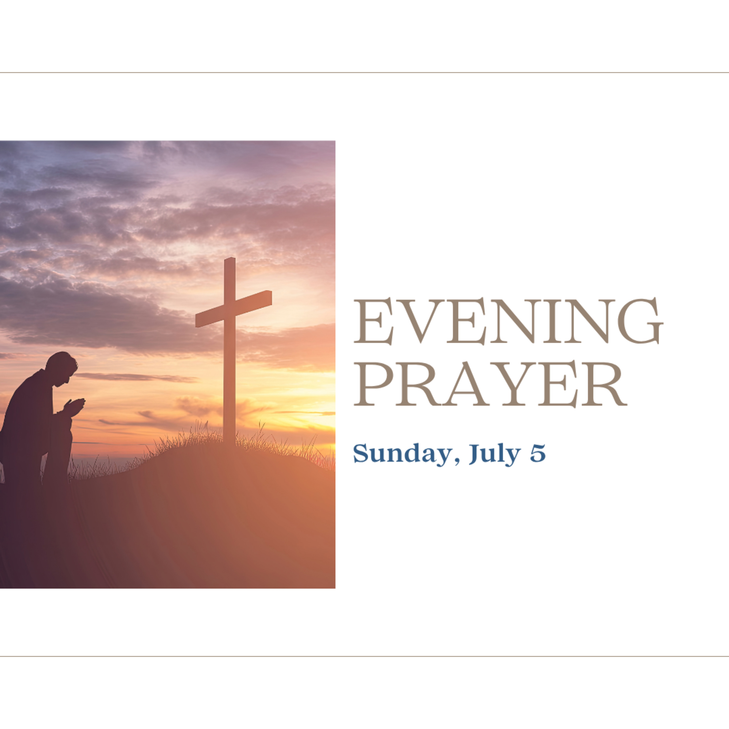 Today's NIGHT TIME PRAYER -- Sunday (July 5) episode artwork