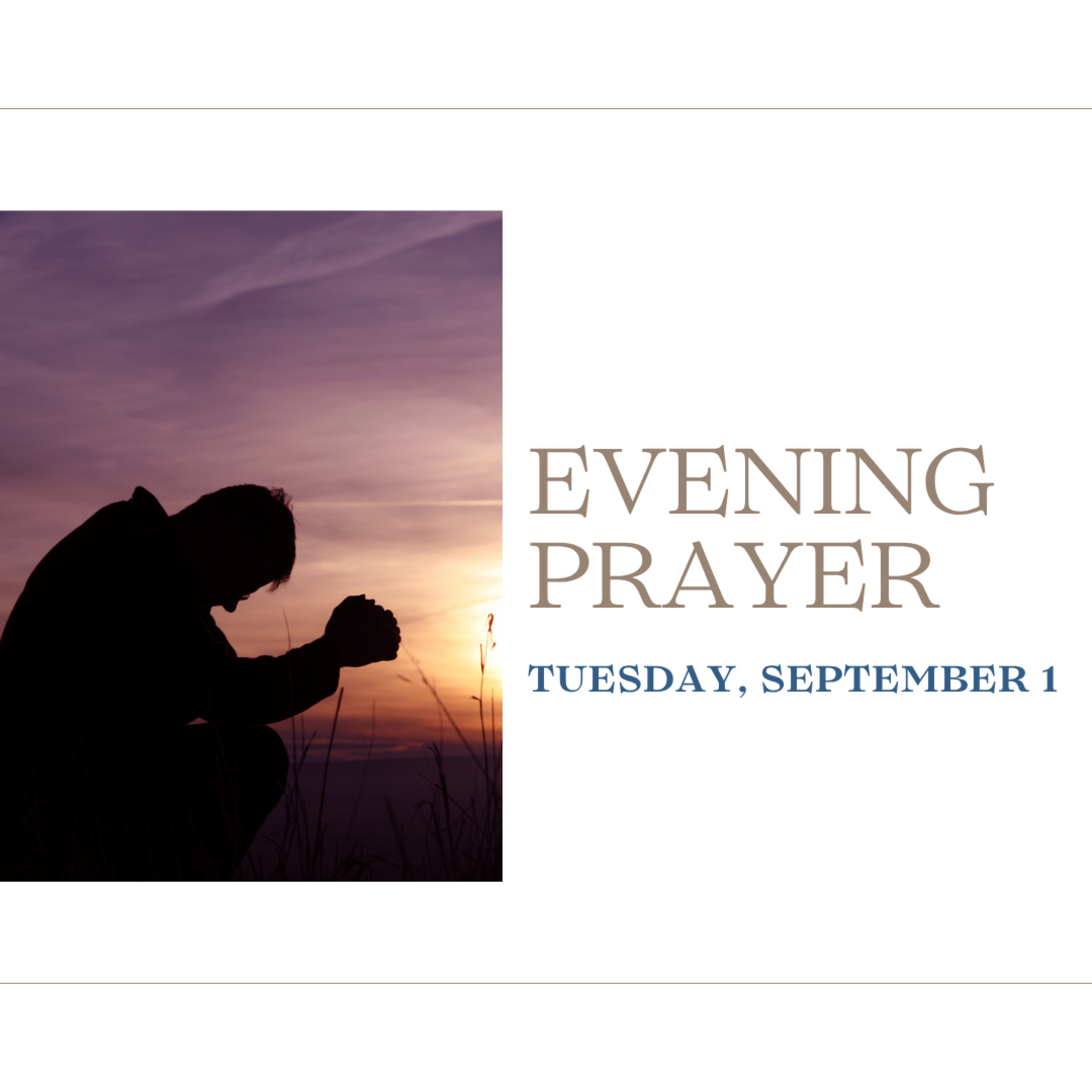 Today's NIGHT TIME PRAYER -- Tuesday (September 1) episode artwork