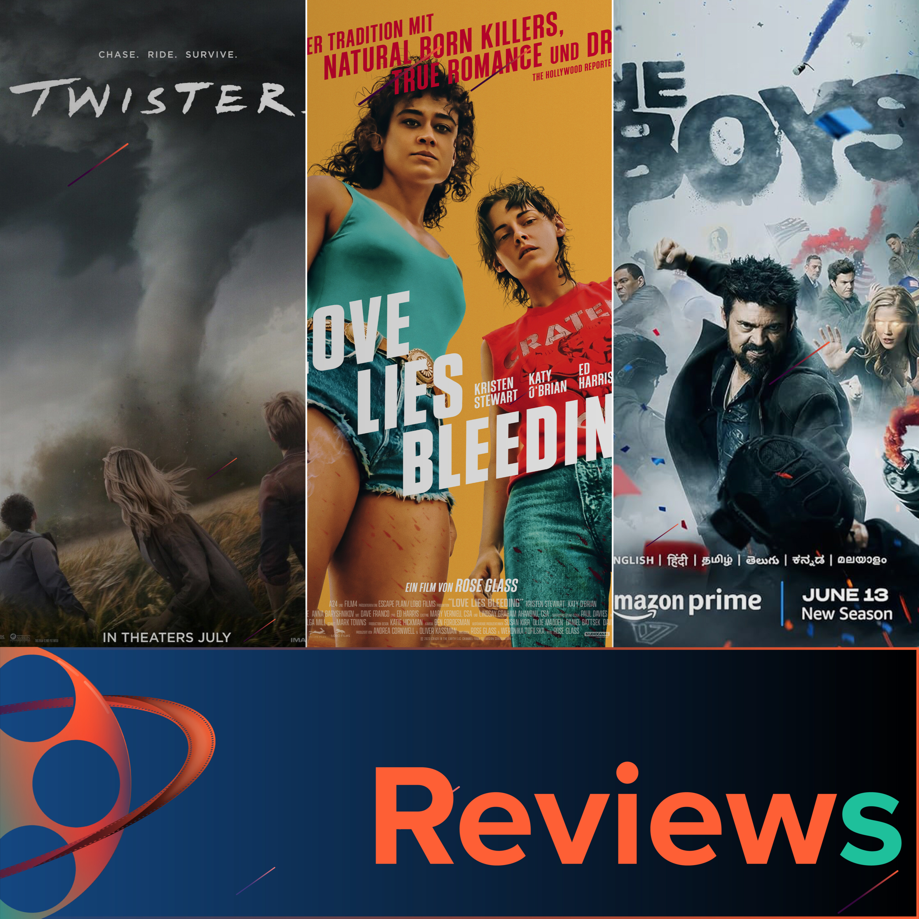 PFG Reviews (Twisters, Love Lies Bleeding, The Boys, Am I Ok?) episode artwork